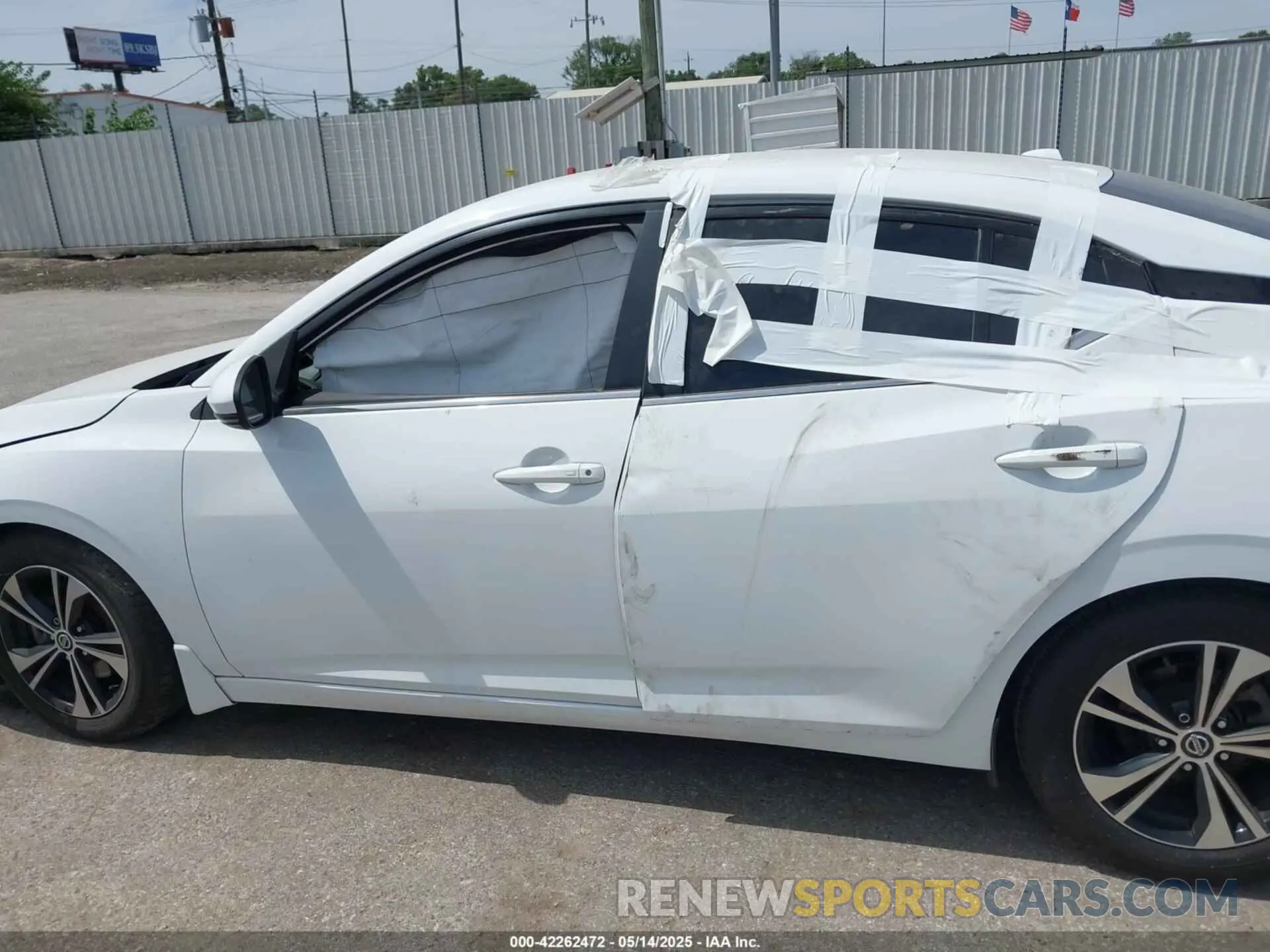 14 fotografías del automóvil dañado 3N1AB8CV6LY268360 NISSAN SENTRA 2020