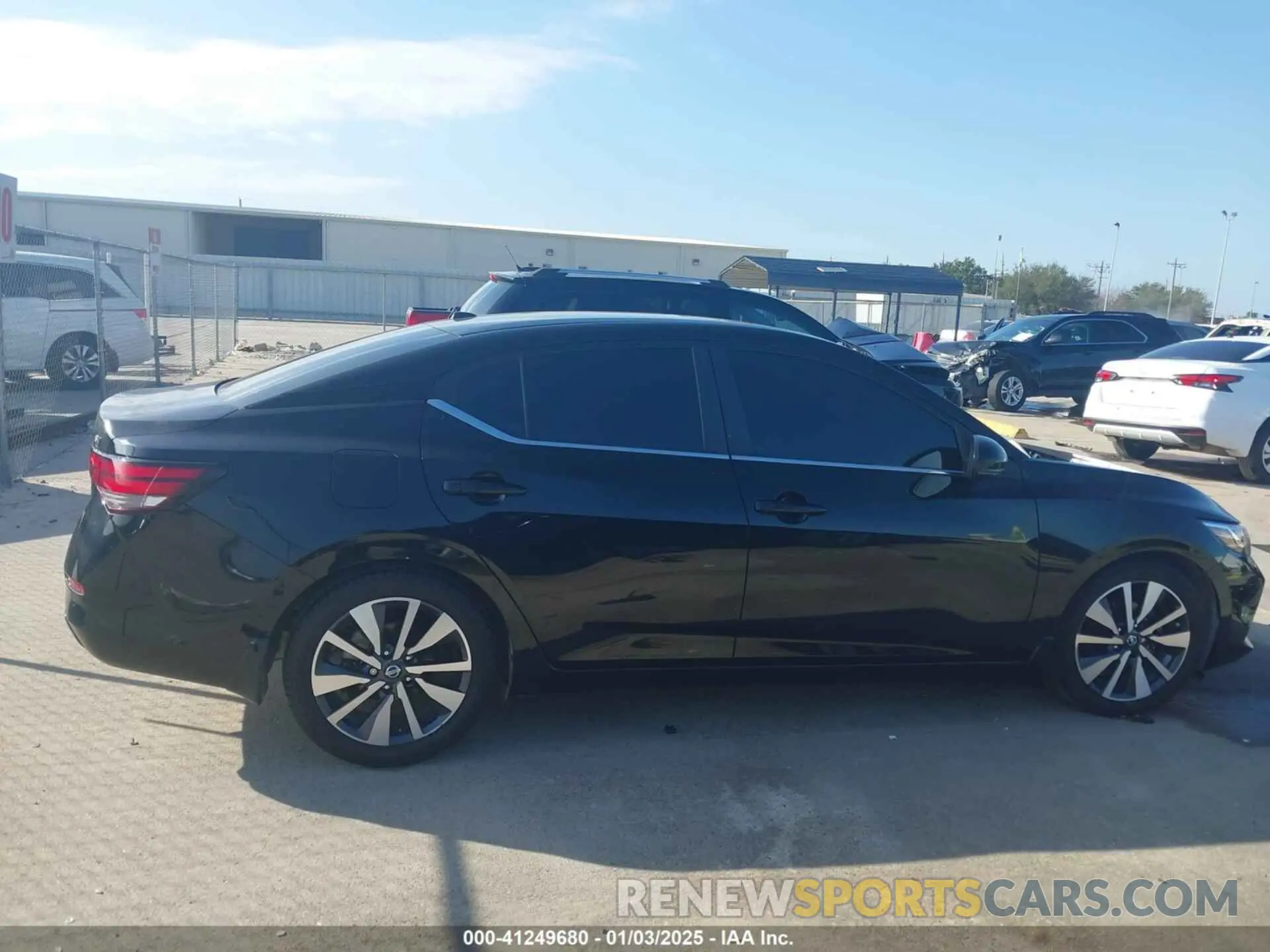 13 fotografías del automóvil dañado 3N1AB8CV7LY206045 NISSAN SENTRA 2020