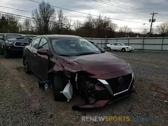 10 fotografías del automóvil dañado 3N1AB8CV7LY226571 NISSAN SENTRA 2020