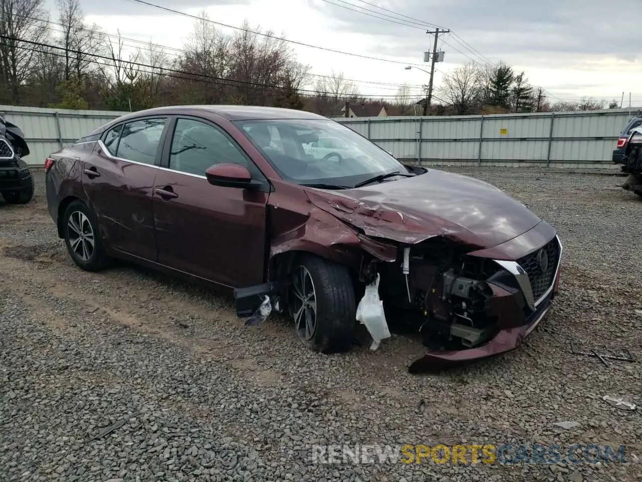 4 fotografías del automóvil dañado 3N1AB8CV7LY226571 NISSAN SENTRA 2020