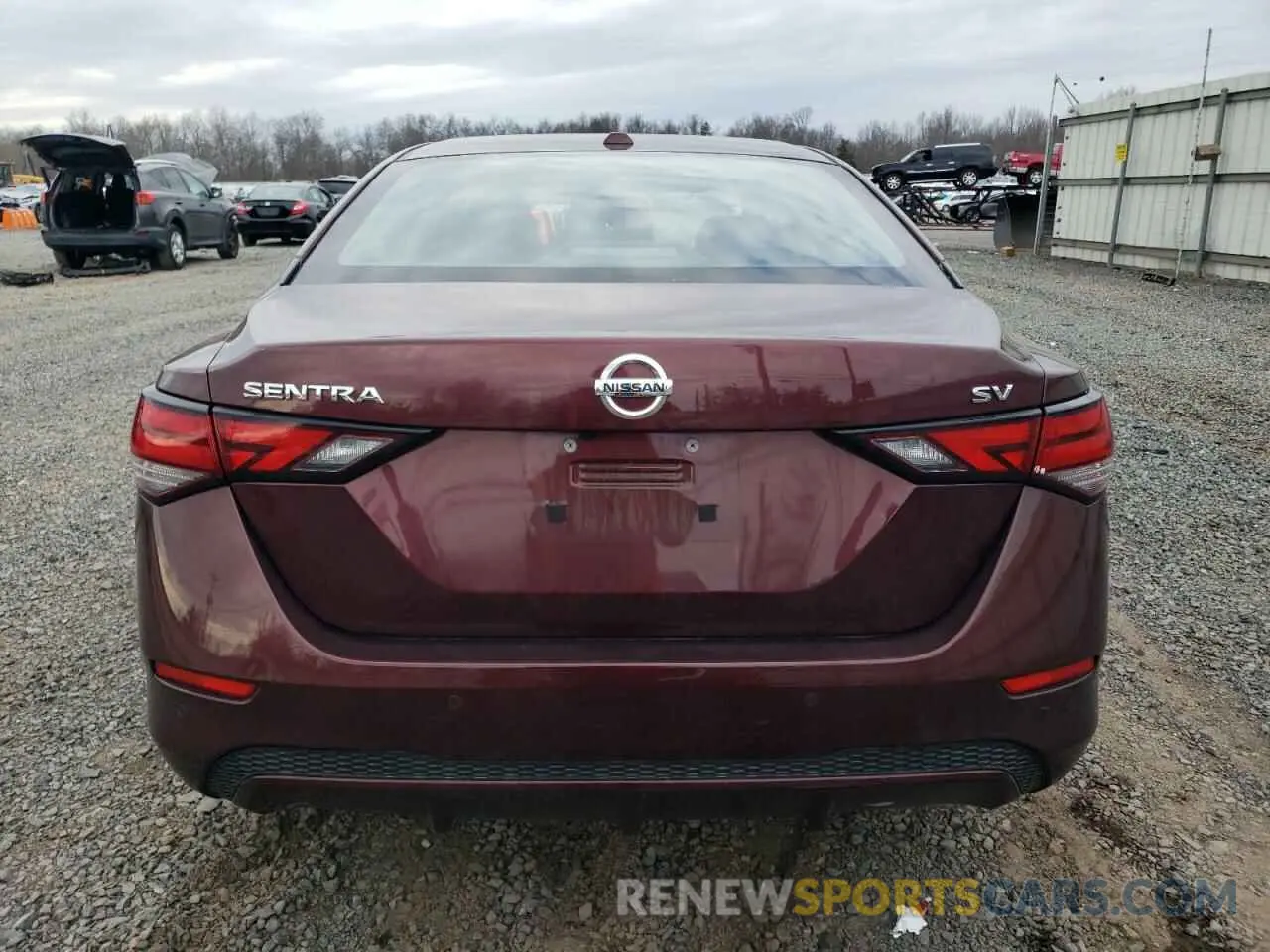 6 fotografías del automóvil dañado 3N1AB8CV7LY226571 NISSAN SENTRA 2020