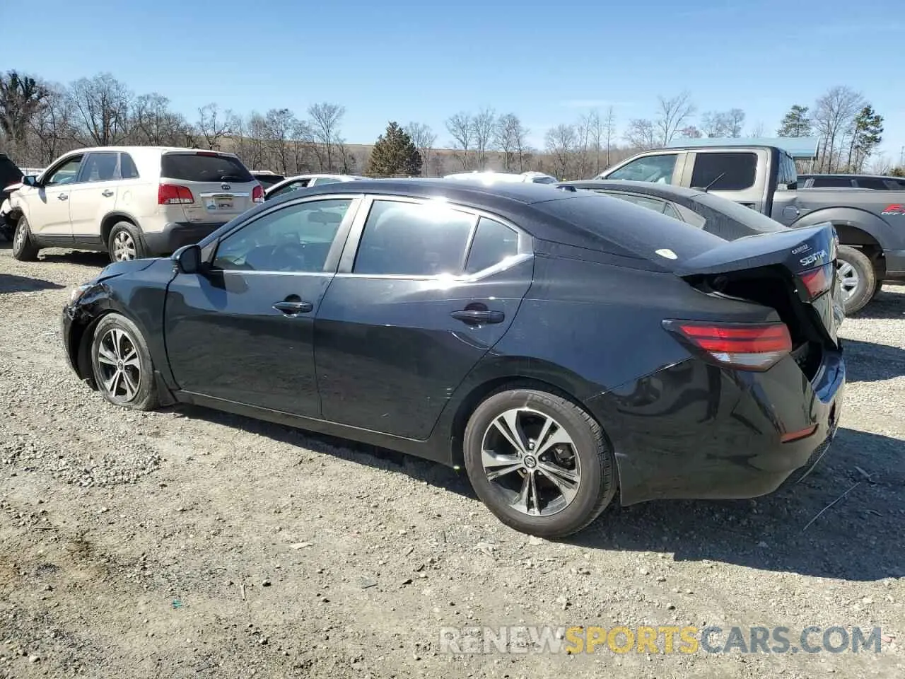 2 fotografías del automóvil dañado 3N1AB8CV7LY231382 NISSAN SENTRA 2020
