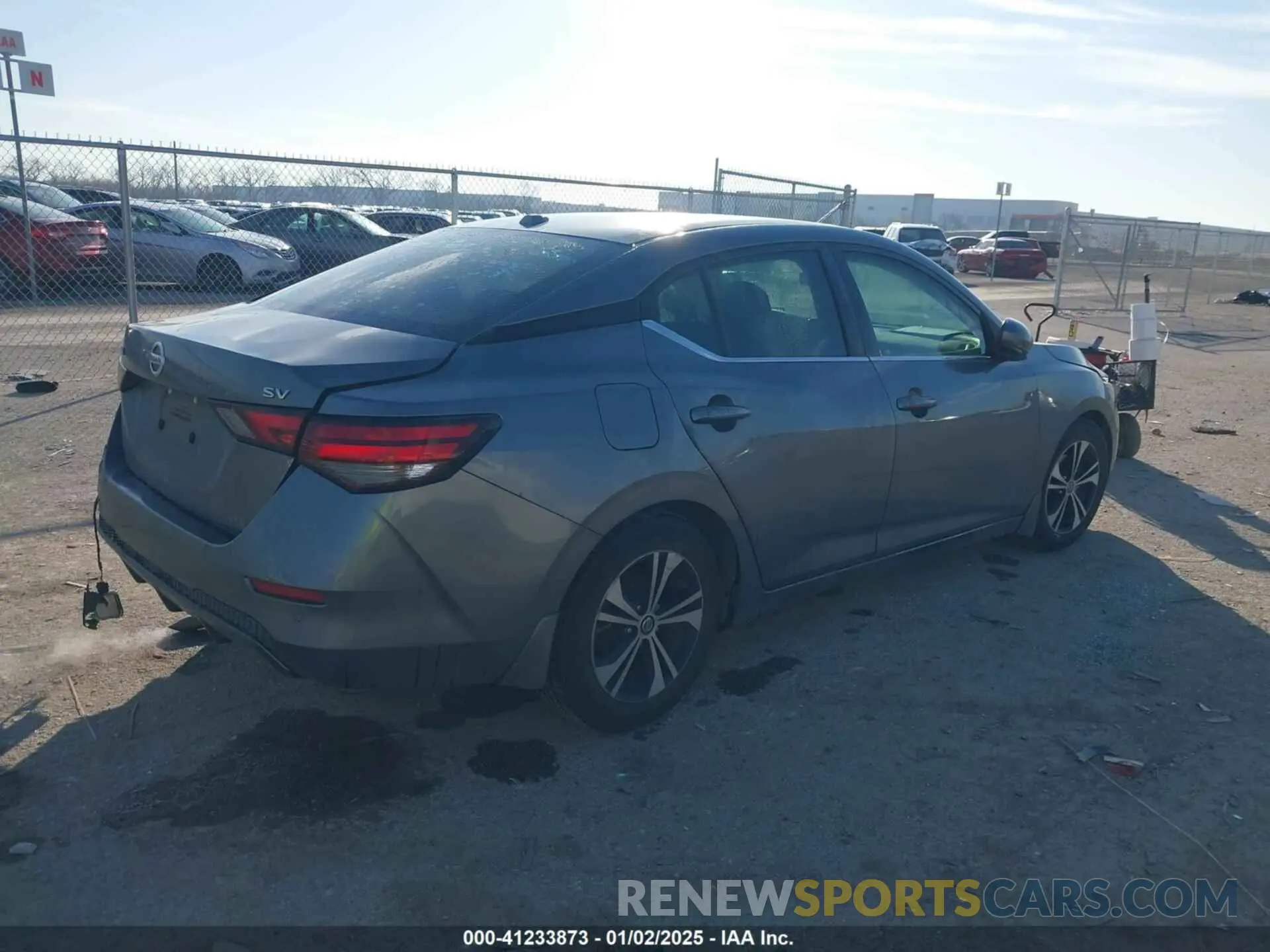4 fotografías del automóvil dañado 3N1AB8CV7LY245301 NISSAN SENTRA 2020