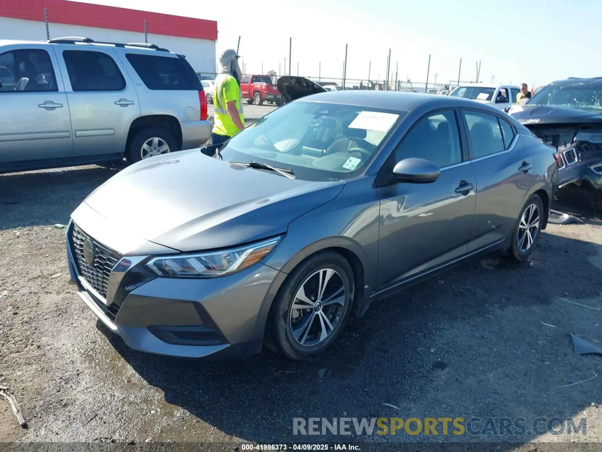 2 fotografías del automóvil dañado 3N1AB8CV7LY245699 NISSAN SENTRA 2020