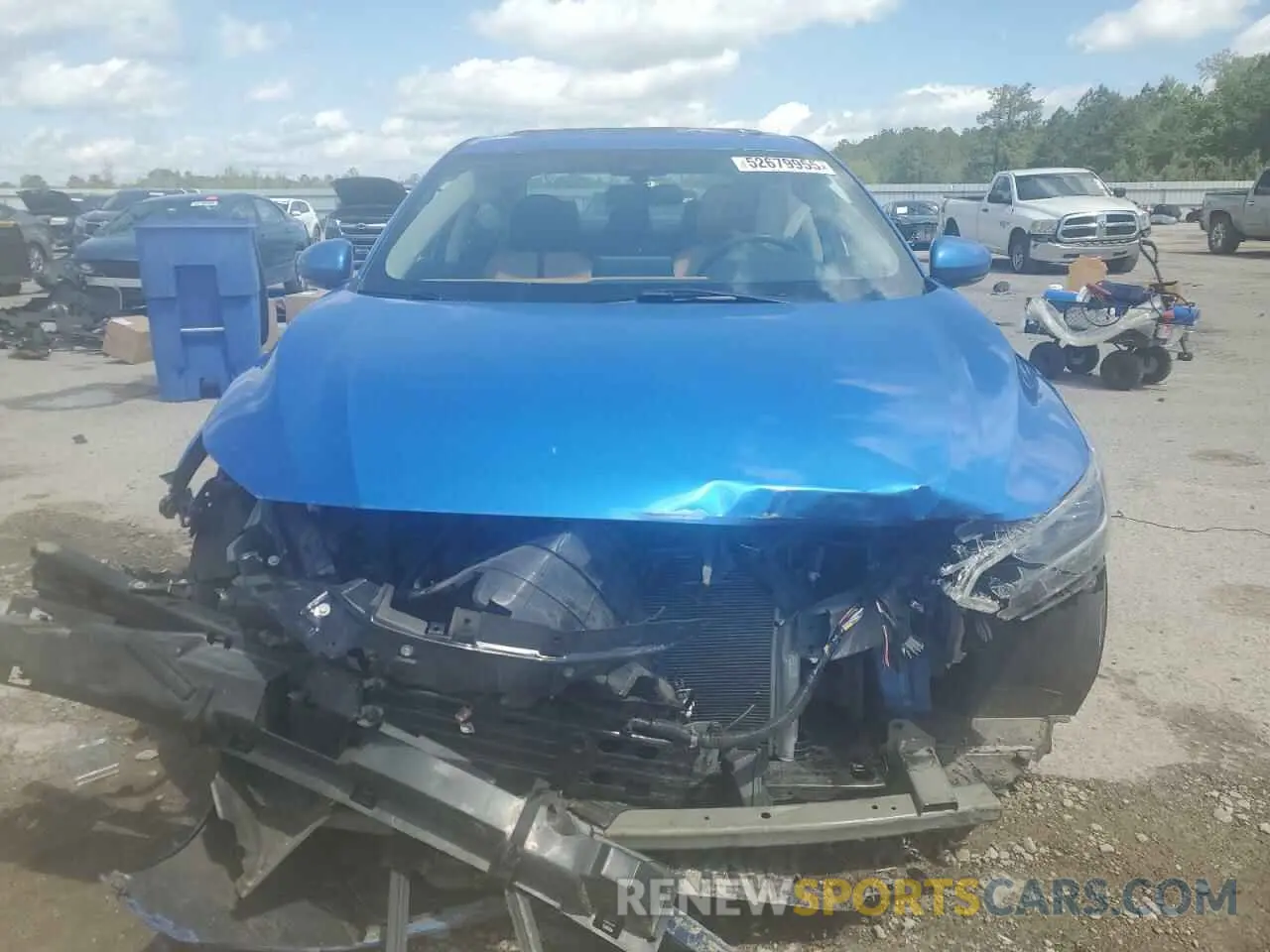 5 fotografías del automóvil dañado 3N1AB8CV7LY246481 NISSAN SENTRA 2020