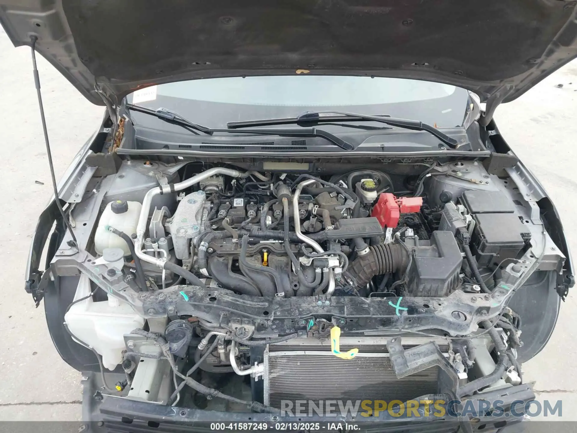 10 fotografías del automóvil dañado 3N1AB8CV7LY262020 NISSAN SENTRA 2020