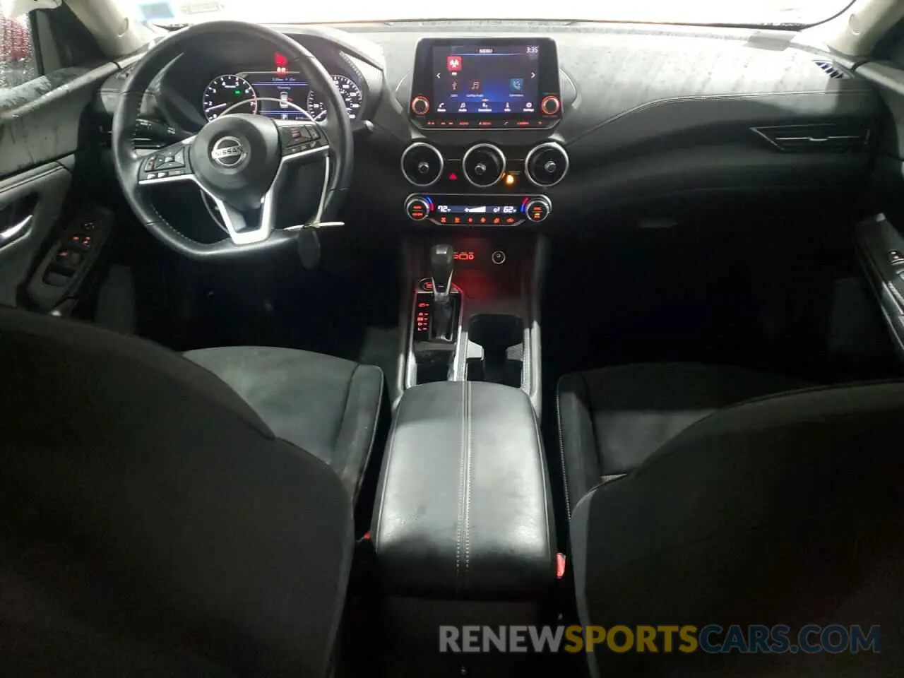 8 fotografías del automóvil dañado 3N1AB8CV7LY283465 NISSAN SENTRA 2020