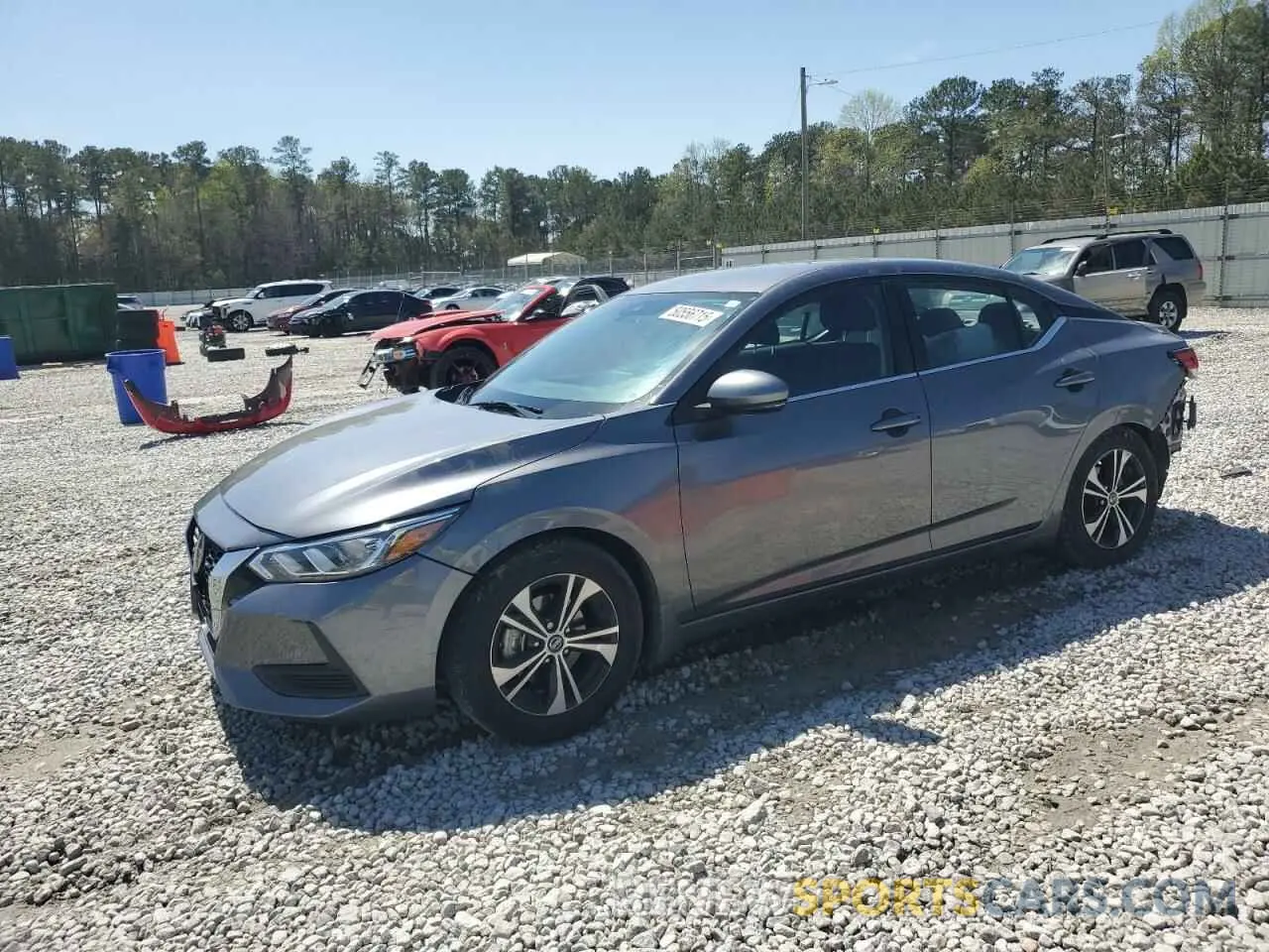 1 fotografías del automóvil dañado 3N1AB8CV7LY306033 NISSAN SENTRA 2020
