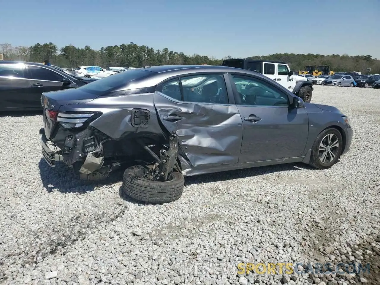 3 fotografías del automóvil dañado 3N1AB8CV7LY306033 NISSAN SENTRA 2020