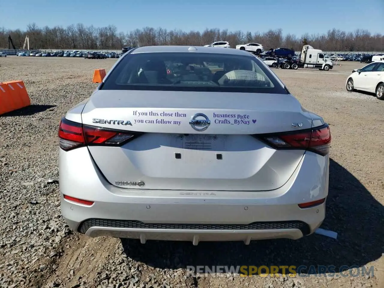 6 fotografías del automóvil dañado 3N1AB8CV8LY222576 NISSAN SENTRA 2020