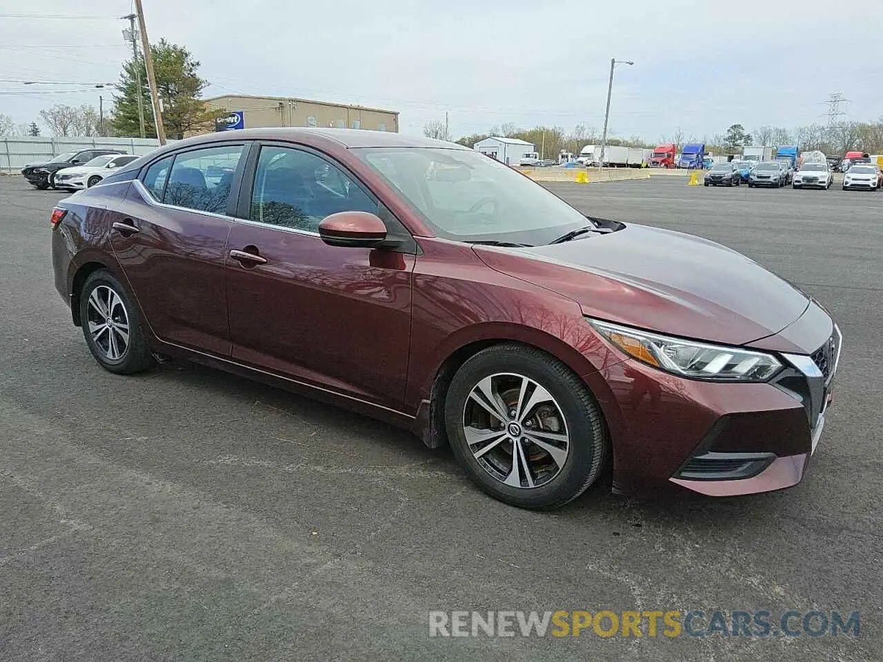 4 fotografías del automóvil dañado 3N1AB8CV8LY225641 NISSAN SENTRA 2020