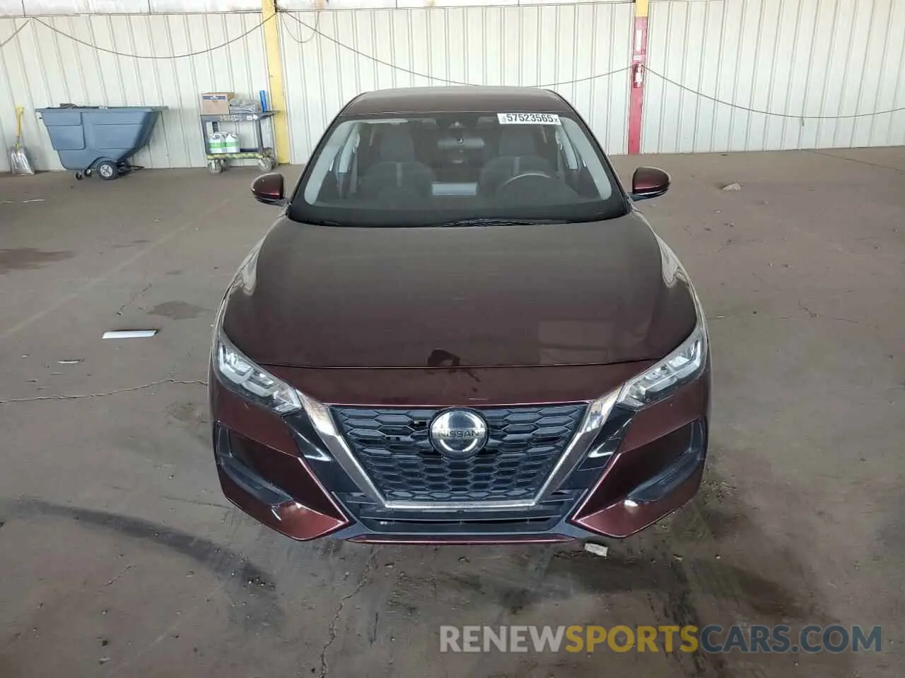 5 fotografías del automóvil dañado 3N1AB8CV8LY226093 NISSAN SENTRA 2020