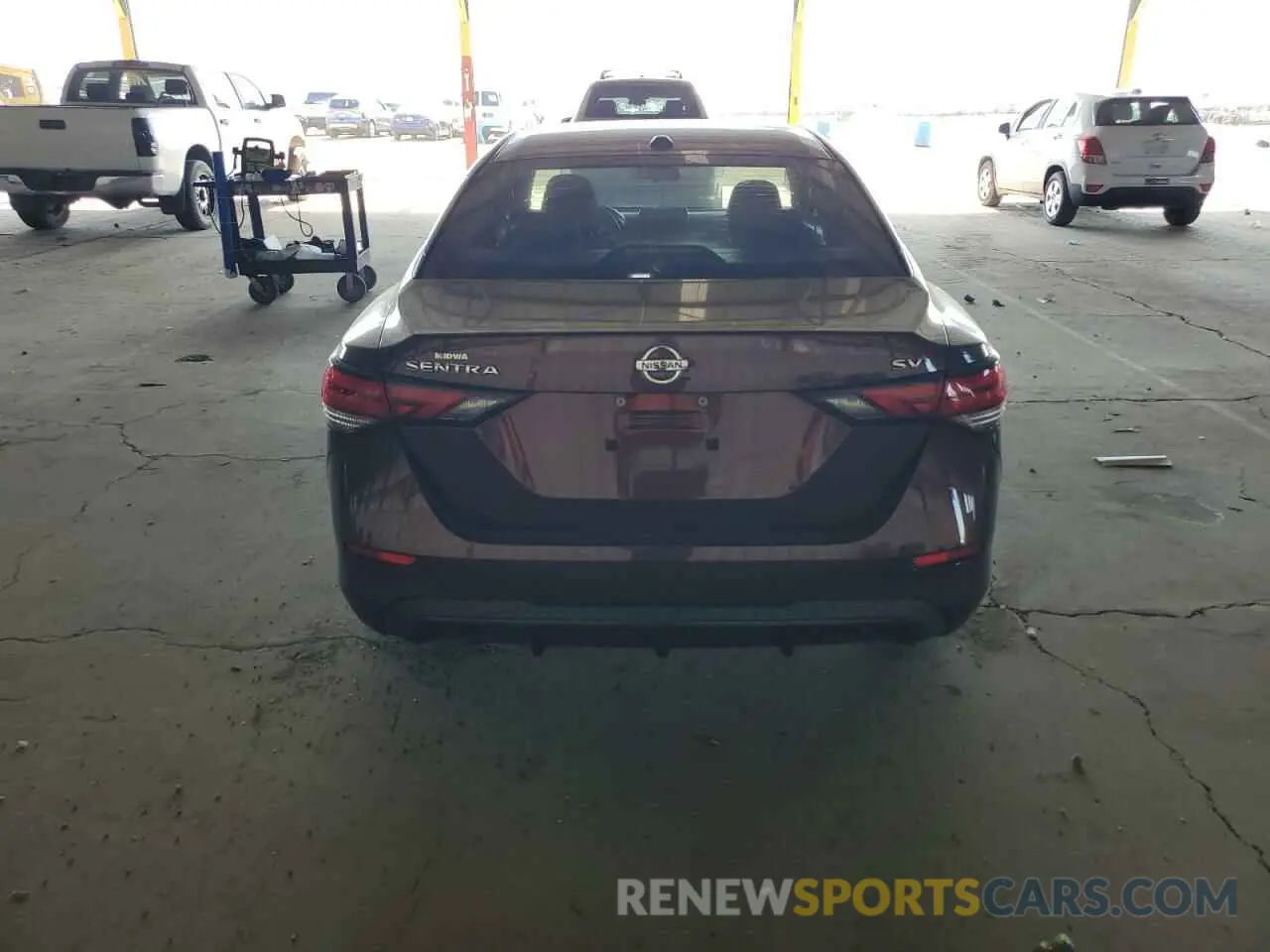 6 fotografías del automóvil dañado 3N1AB8CV8LY226093 NISSAN SENTRA 2020