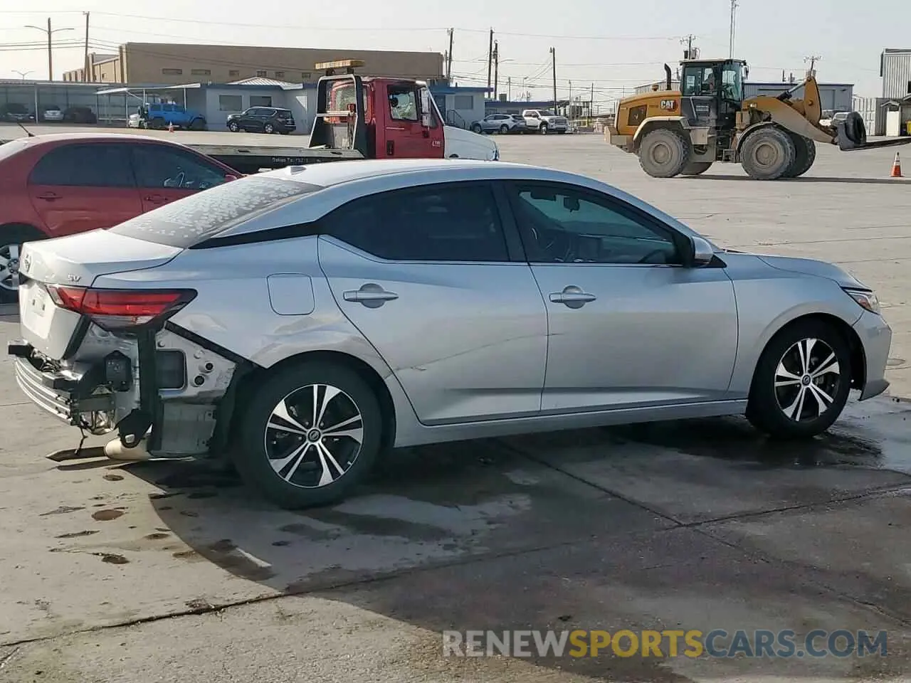 3 fotografías del automóvil dañado 3N1AB8CV8LY226191 NISSAN SENTRA 2020