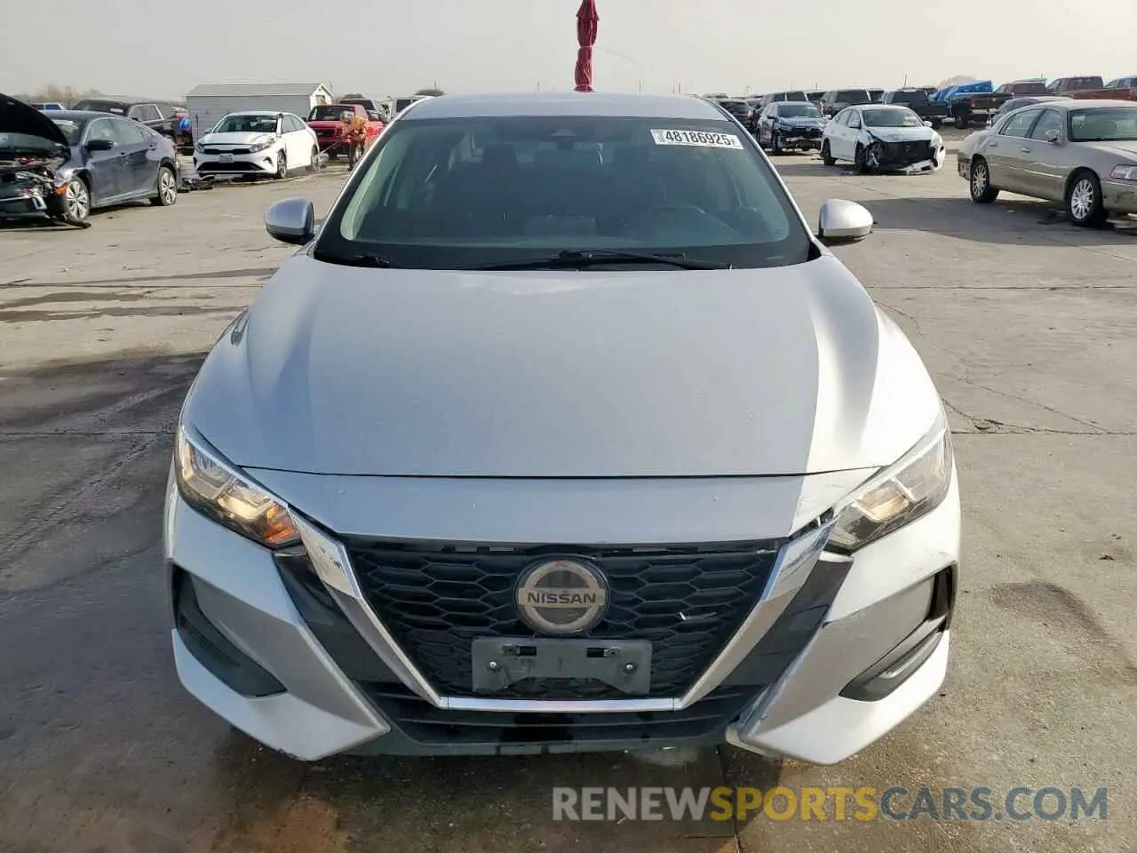 5 fotografías del automóvil dañado 3N1AB8CV8LY226191 NISSAN SENTRA 2020