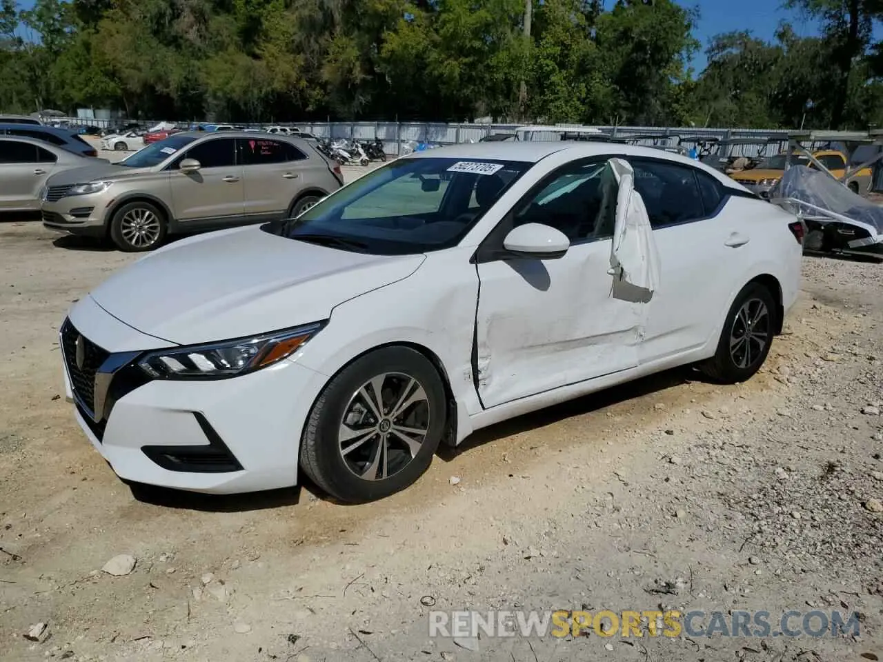 1 fotografías del automóvil dañado 3N1AB8CV8LY227051 NISSAN SENTRA 2020