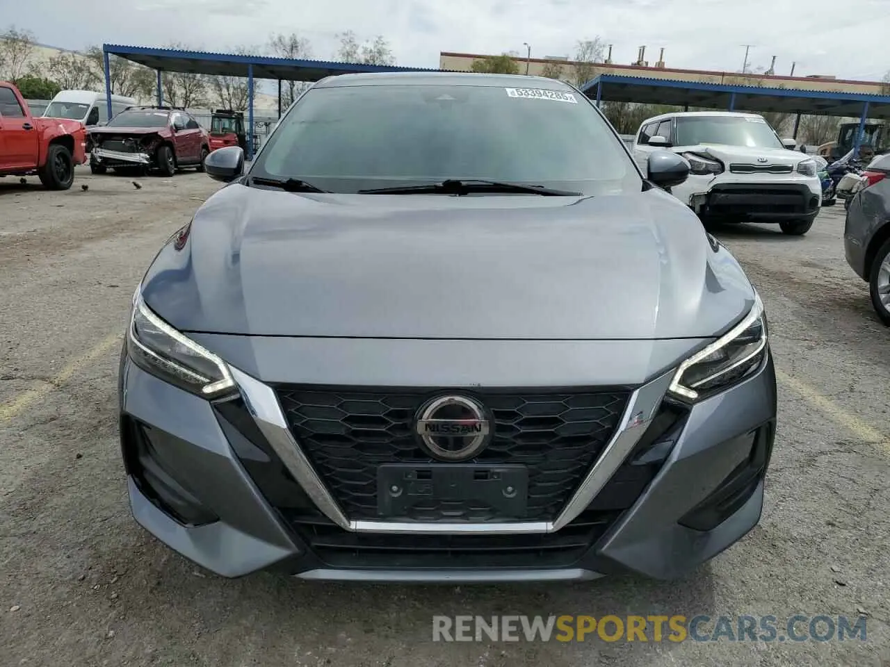 5 fotografías del automóvil dañado 3N1AB8CV8LY230483 NISSAN SENTRA 2020