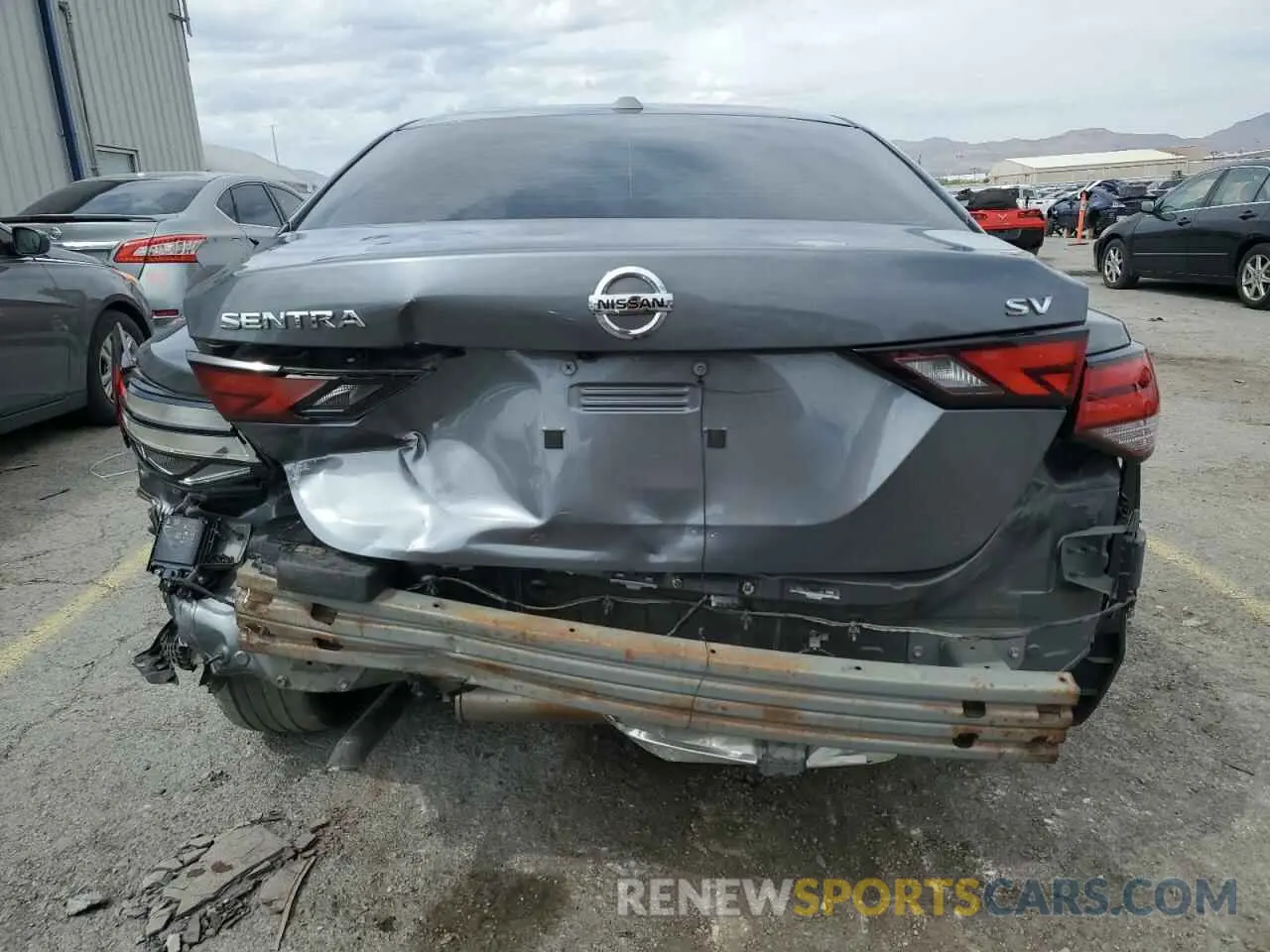 6 fotografías del automóvil dañado 3N1AB8CV8LY230483 NISSAN SENTRA 2020