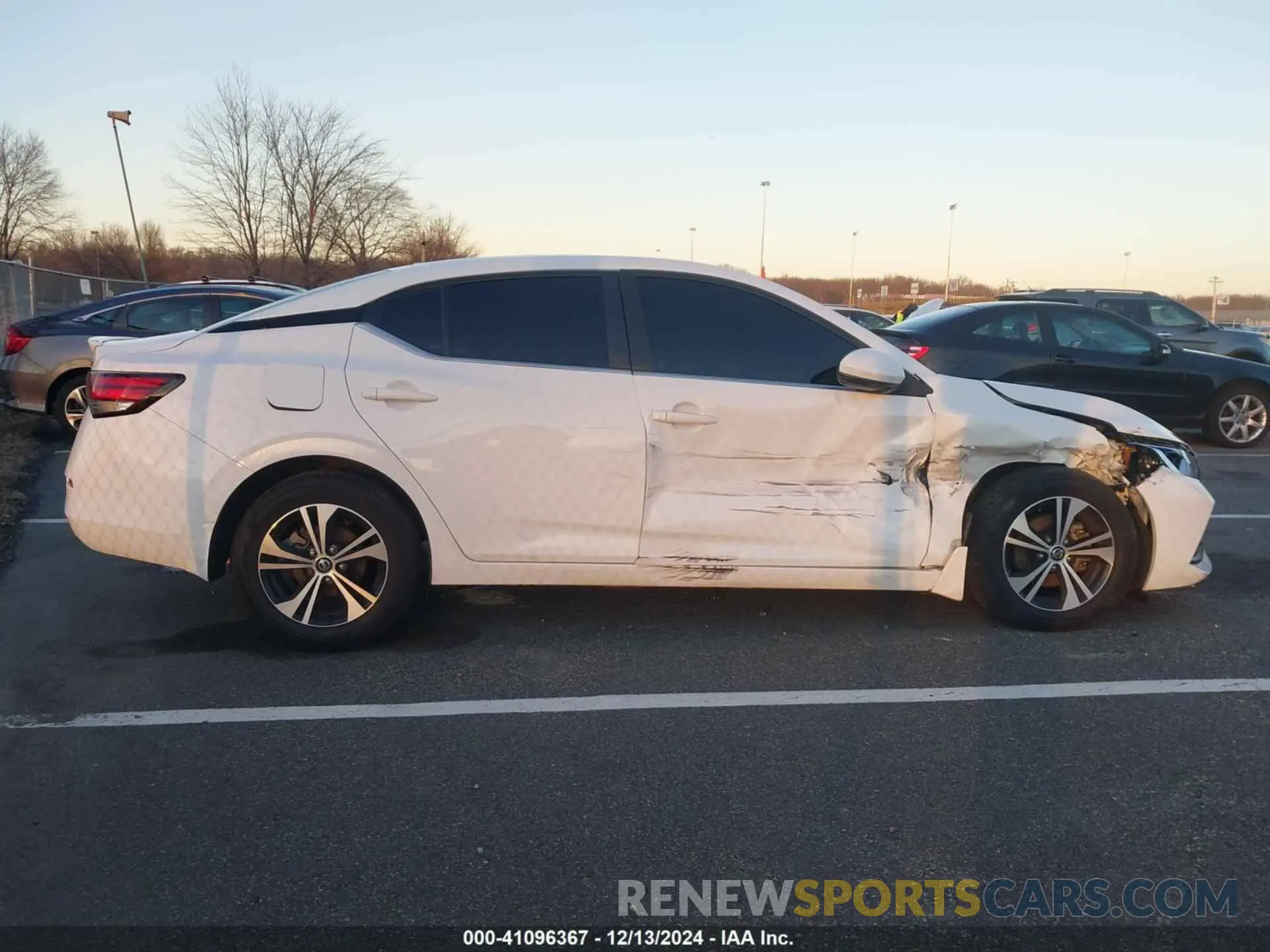 13 fotografías del automóvil dañado 3N1AB8CV8LY249499 NISSAN SENTRA 2020