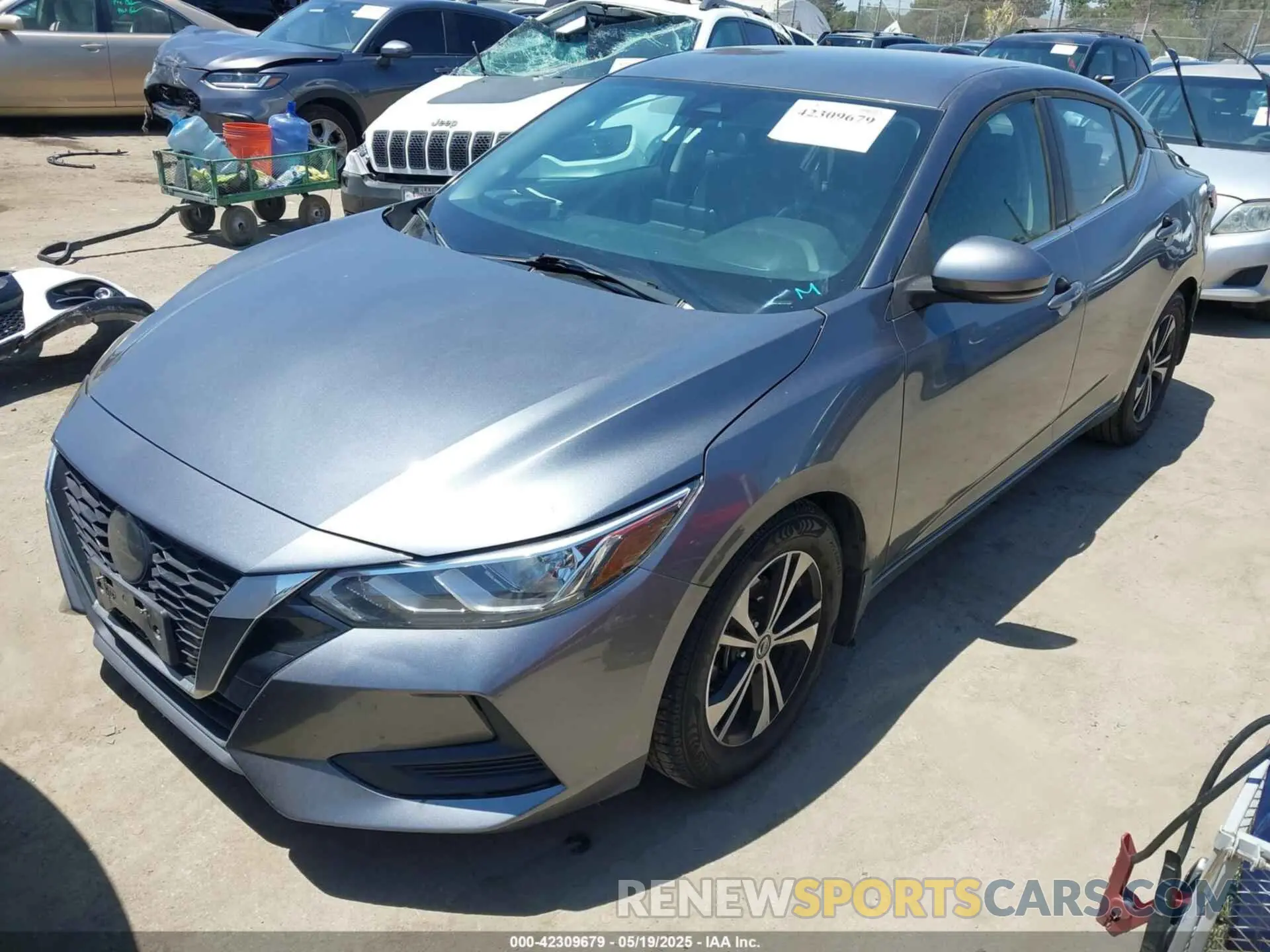 2 fotografías del automóvil dañado 3N1AB8CV8LY251253 NISSAN SENTRA 2020