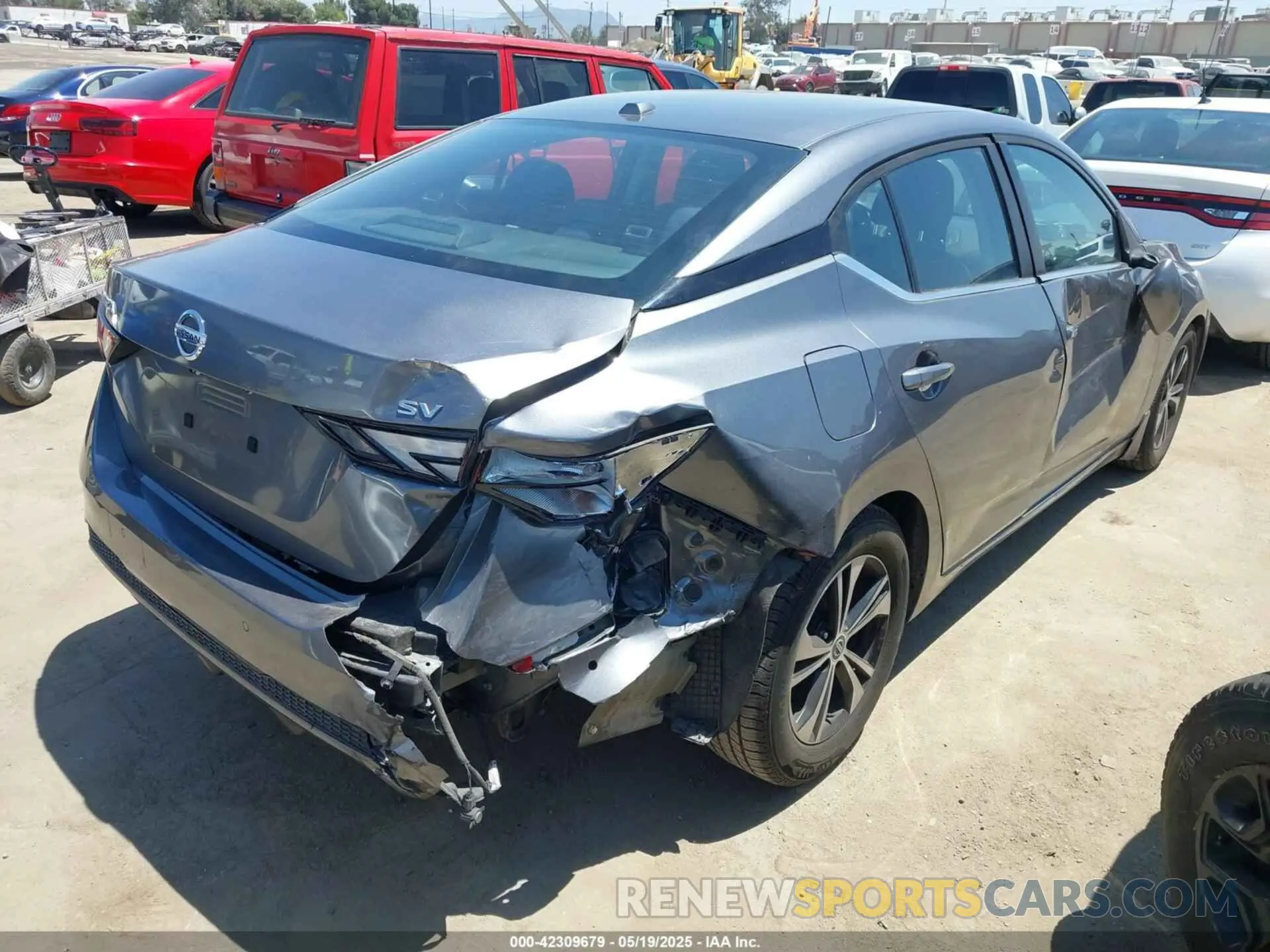 4 fotografías del automóvil dañado 3N1AB8CV8LY251253 NISSAN SENTRA 2020