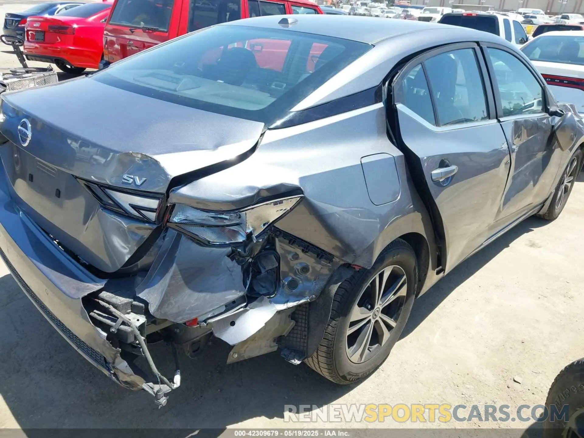 6 fotografías del automóvil dañado 3N1AB8CV8LY251253 NISSAN SENTRA 2020