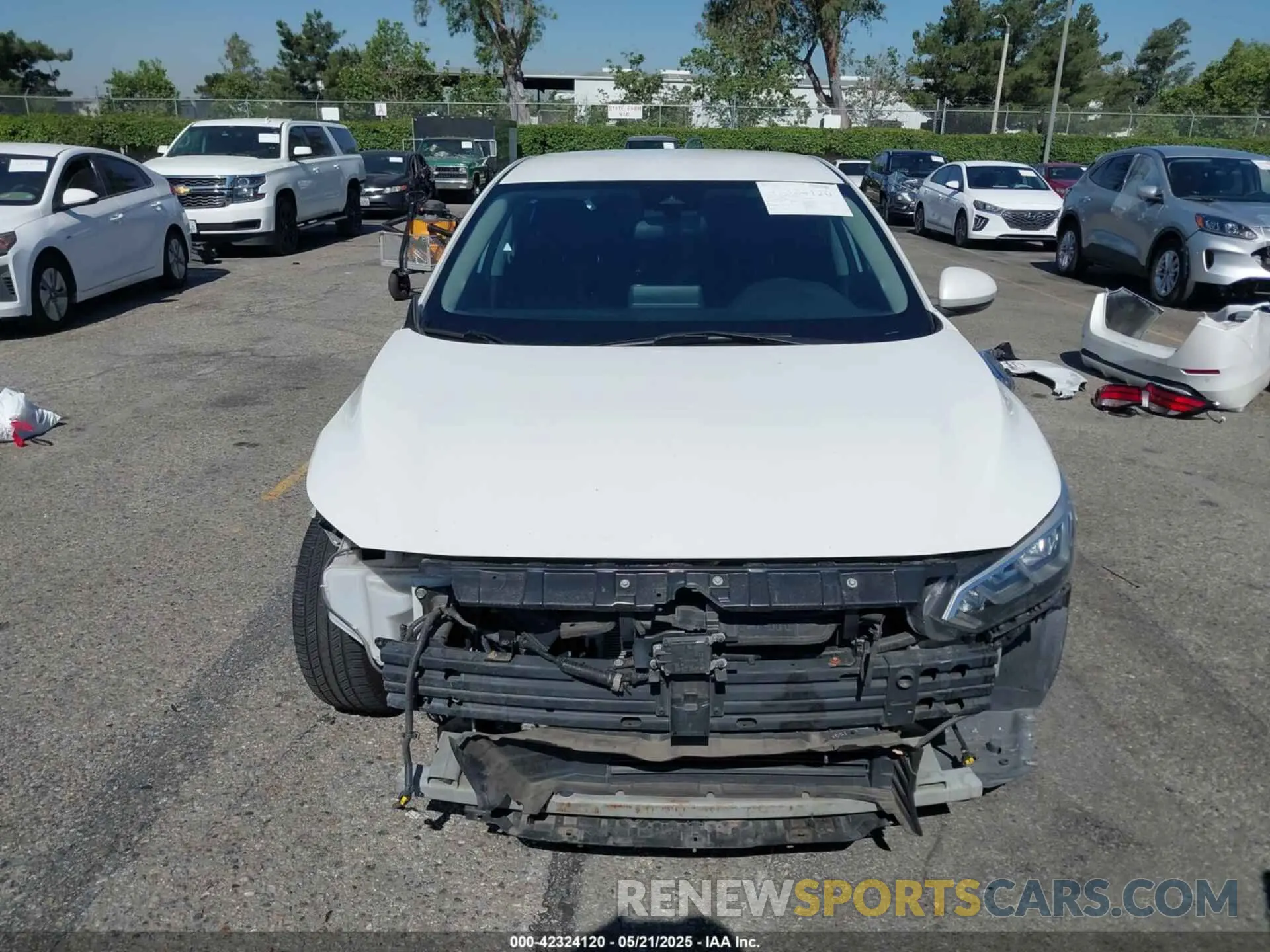 13 fotografías del automóvil dañado 3N1AB8CV8LY308373 NISSAN SENTRA 2020