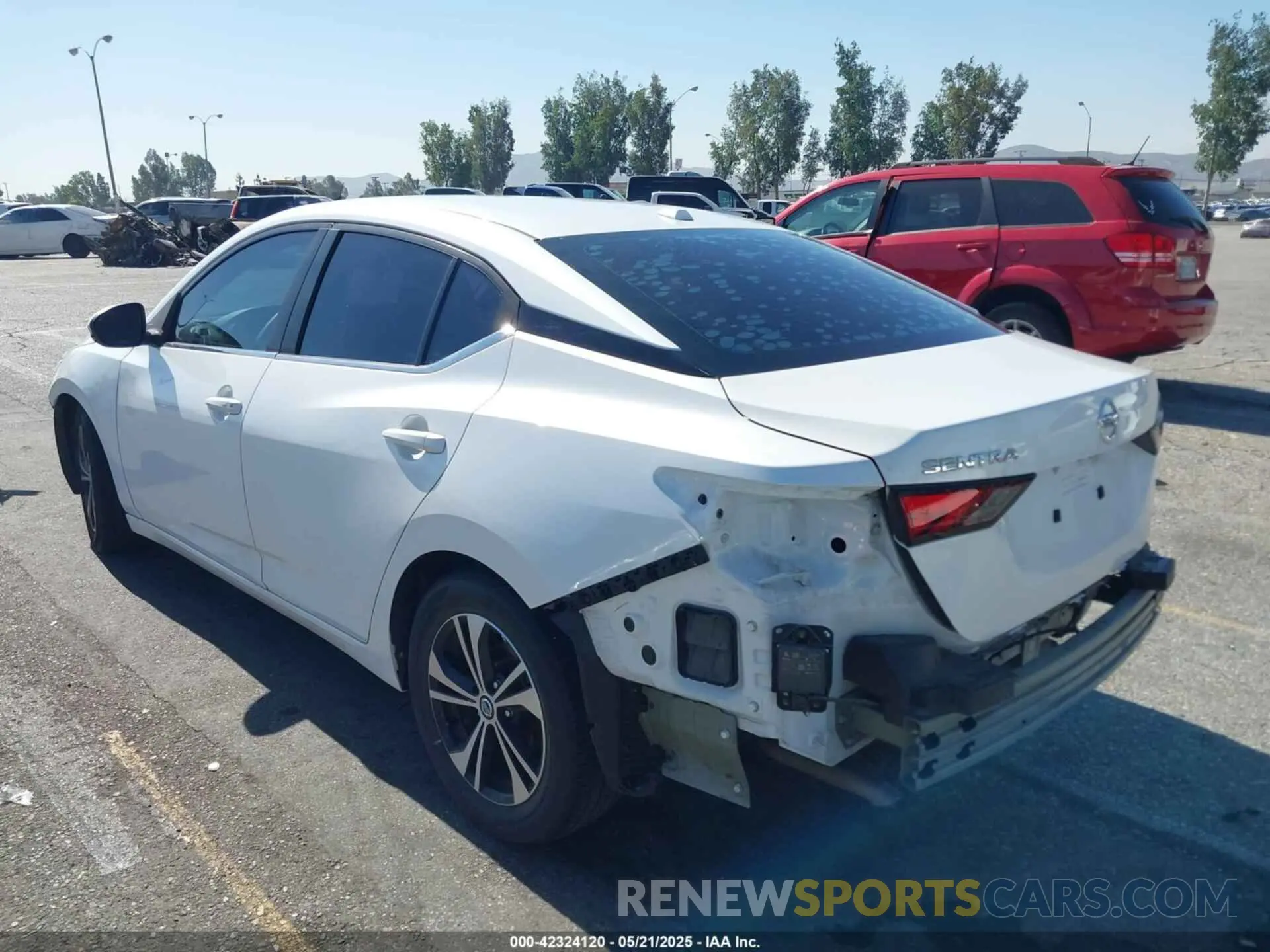 3 fotografías del automóvil dañado 3N1AB8CV8LY308373 NISSAN SENTRA 2020