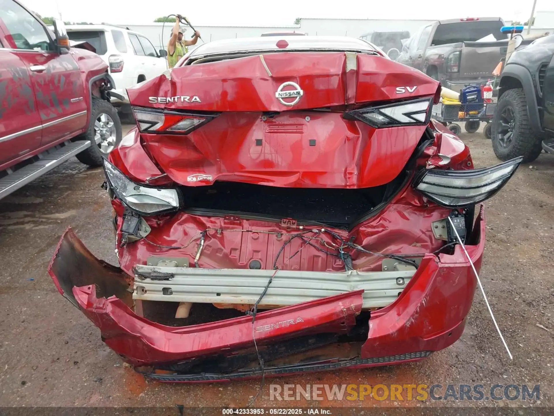 6 fotografías del automóvil dañado 3N1AB8CV8LY309538 NISSAN SENTRA 2020
