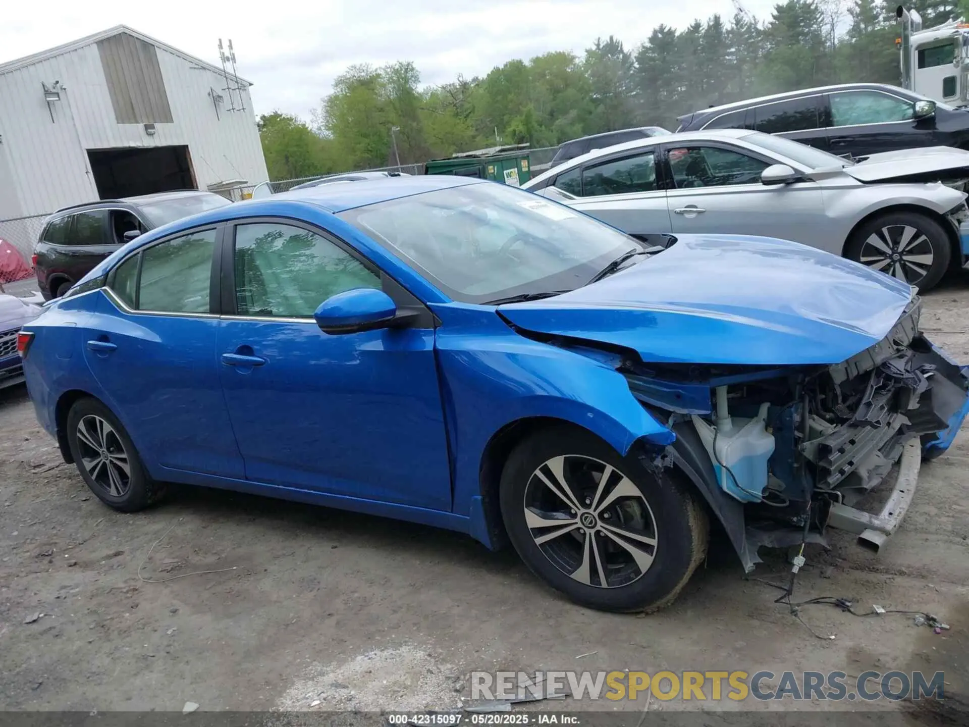 12 fotografías del automóvil dañado 3N1AB8CV8LY313086 NISSAN SENTRA 2020
