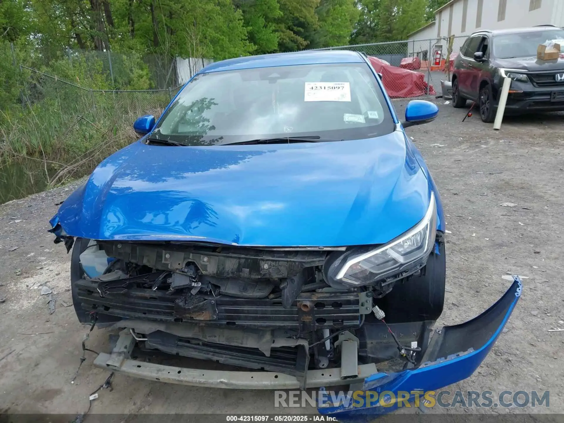 6 fotografías del automóvil dañado 3N1AB8CV8LY313086 NISSAN SENTRA 2020