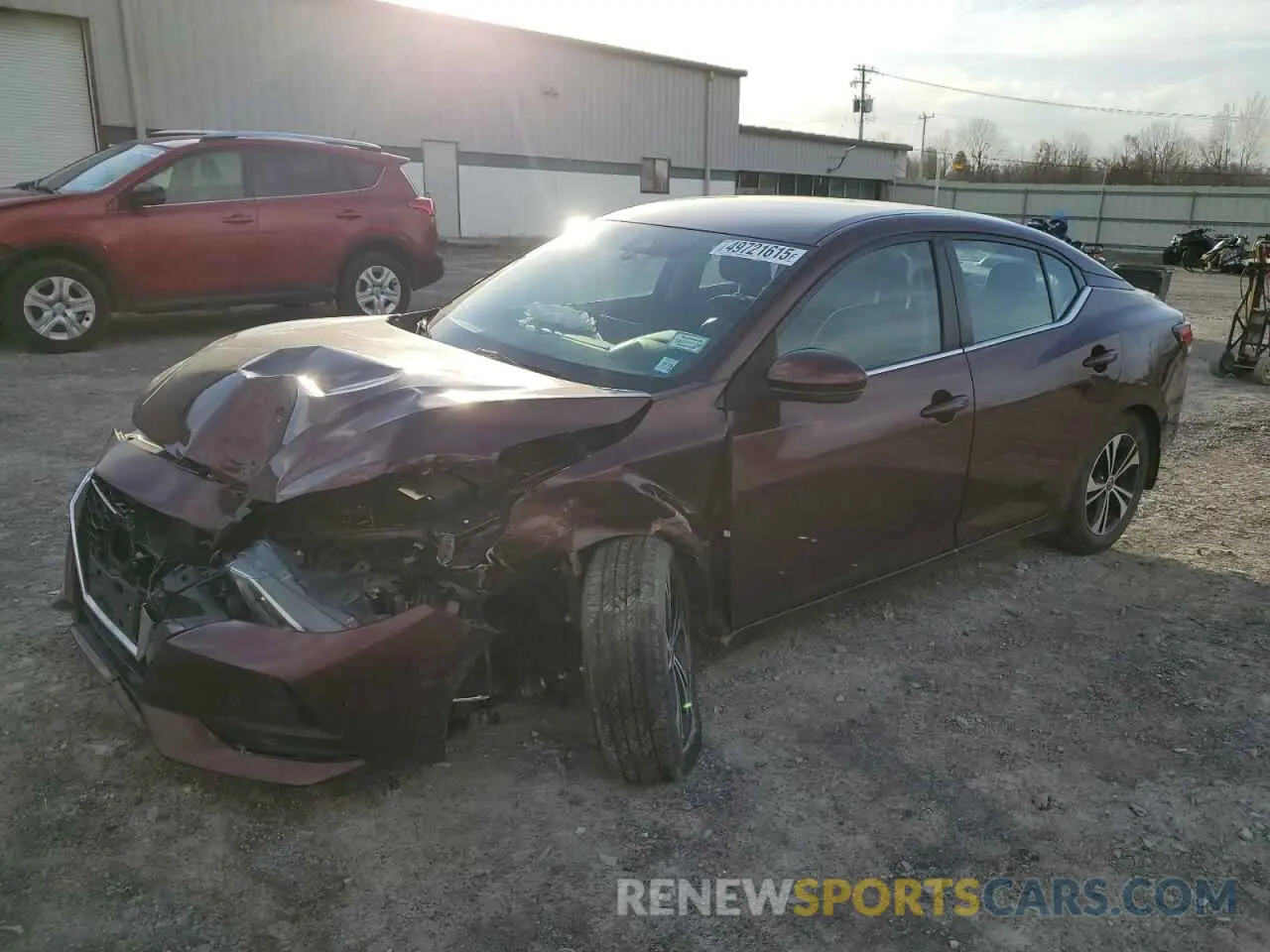 1 fotografías del automóvil dañado 3N1AB8CV8LY313301 NISSAN SENTRA 2020