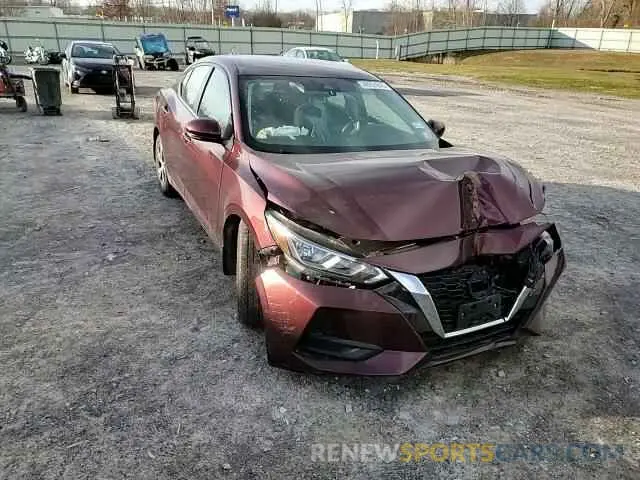 11 fotografías del automóvil dañado 3N1AB8CV8LY313301 NISSAN SENTRA 2020