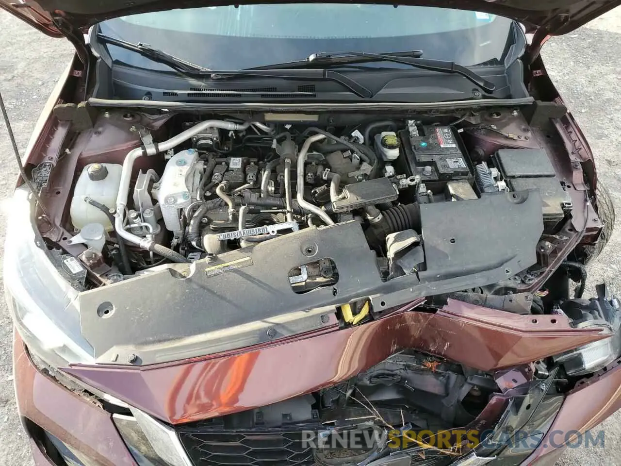 12 fotografías del automóvil dañado 3N1AB8CV8LY313301 NISSAN SENTRA 2020