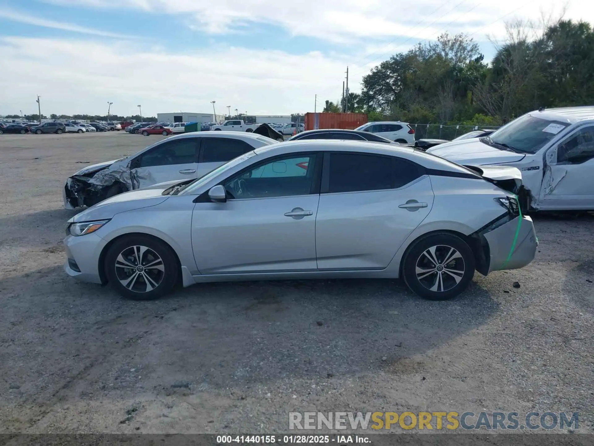 15 fotografías del automóvil dañado 3N1AB8CV9LY209061 NISSAN SENTRA 2020