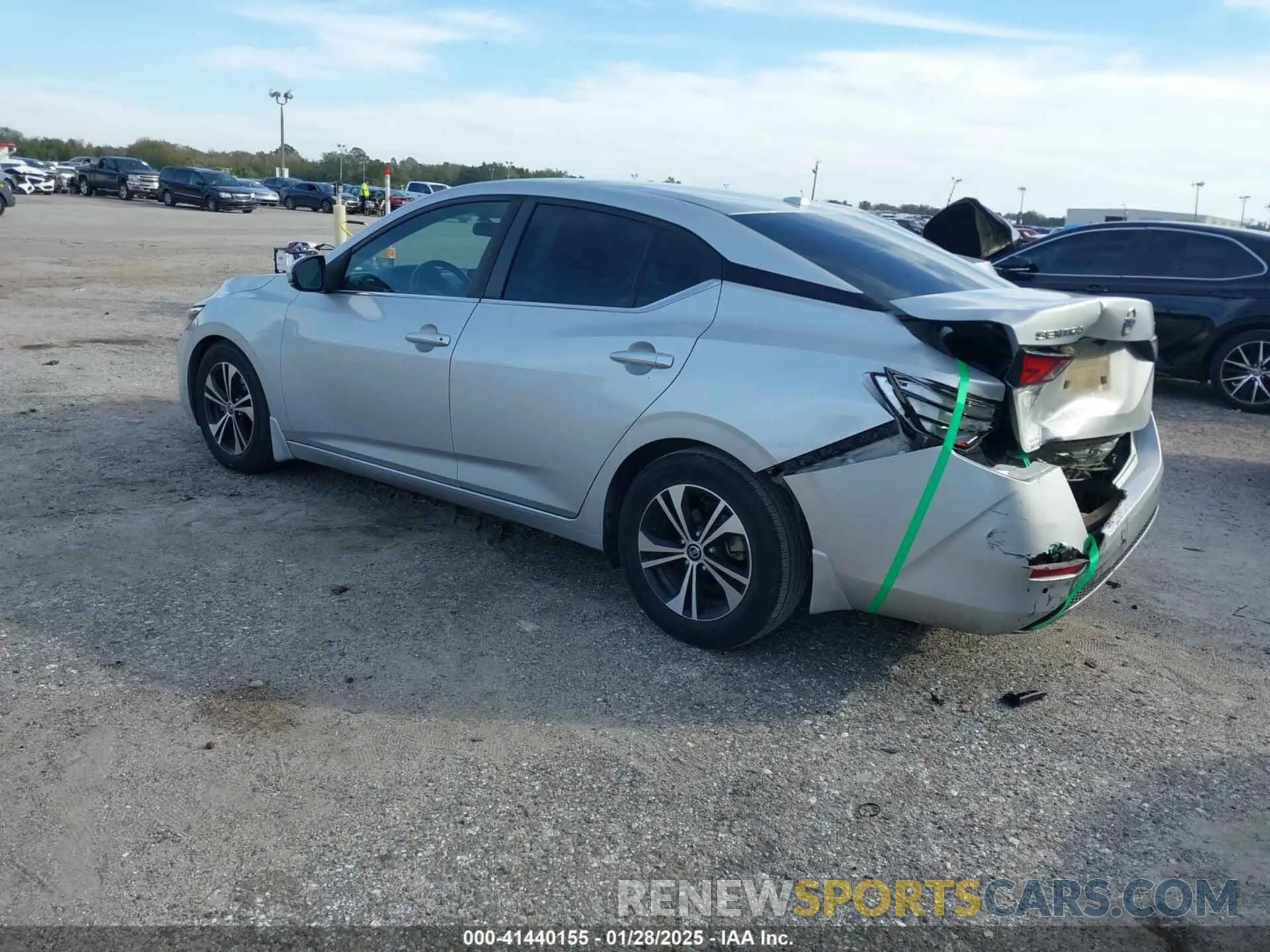 3 fotografías del automóvil dañado 3N1AB8CV9LY209061 NISSAN SENTRA 2020