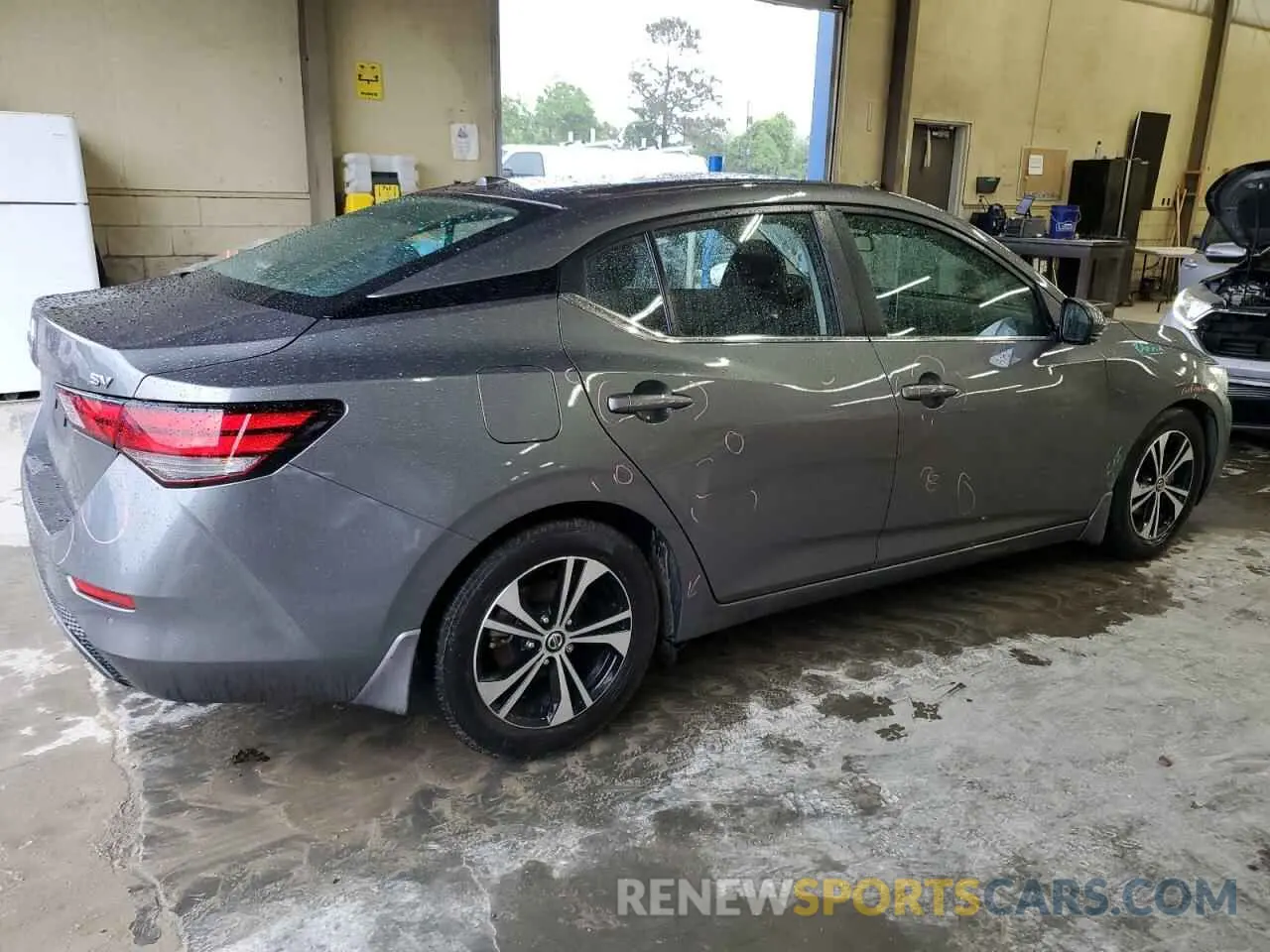 3 fotografías del automóvil dañado 3N1AB8CV9LY214860 NISSAN SENTRA 2020