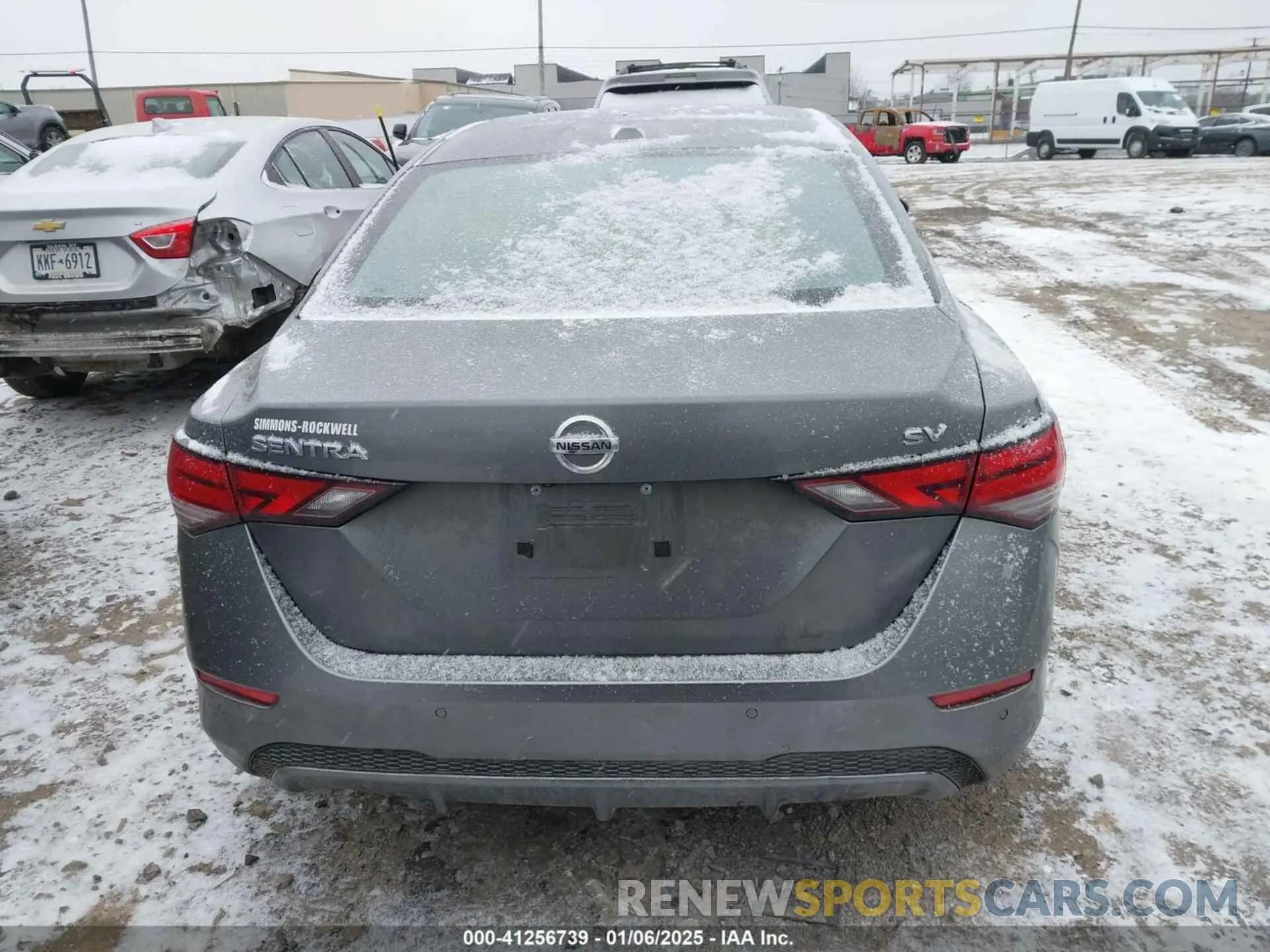 17 fotografías del automóvil dañado 3N1AB8CV9LY243713 NISSAN SENTRA 2020