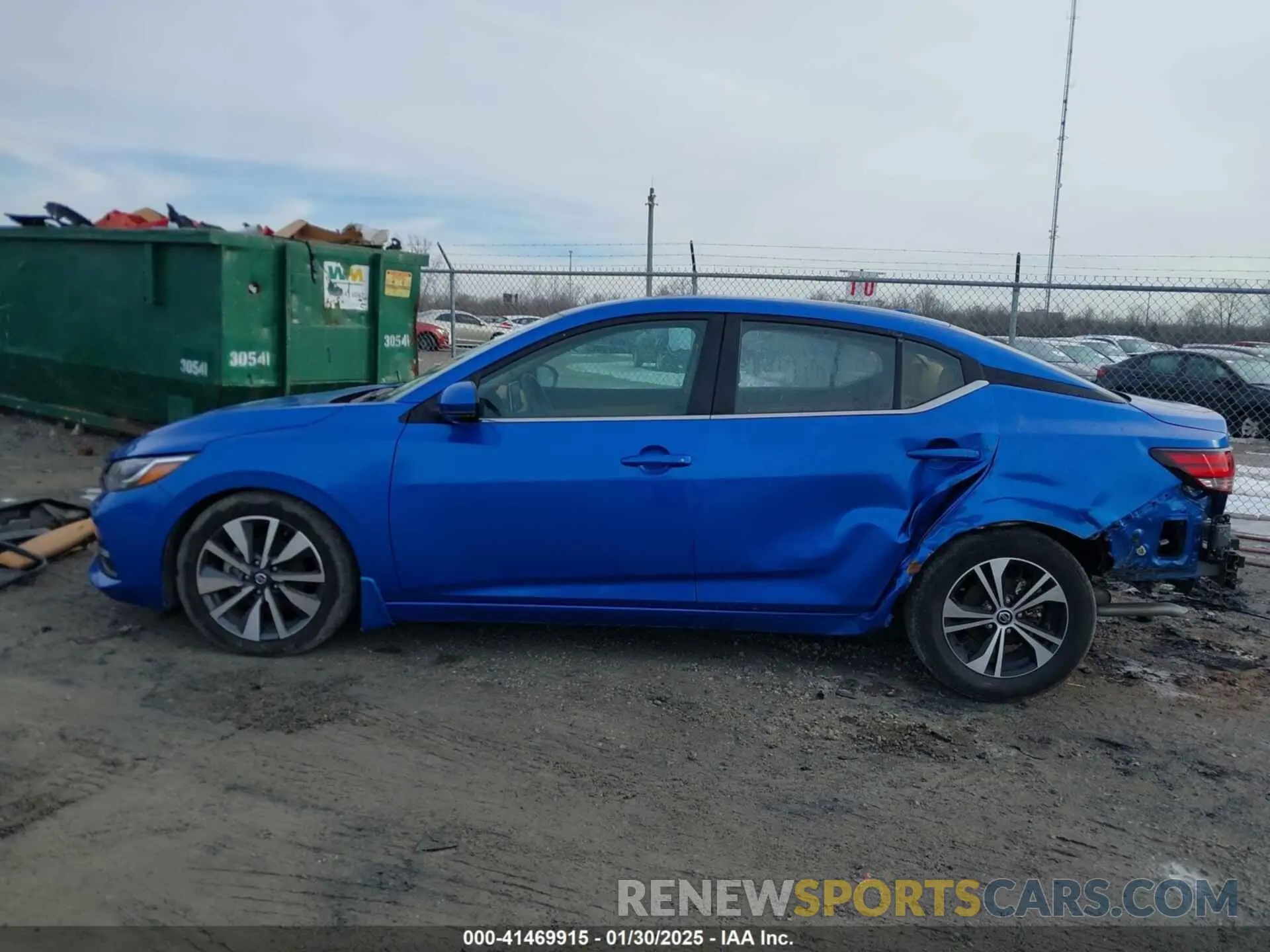 15 fotografías del automóvil dañado 3N1AB8CV9LY245283 NISSAN SENTRA 2020