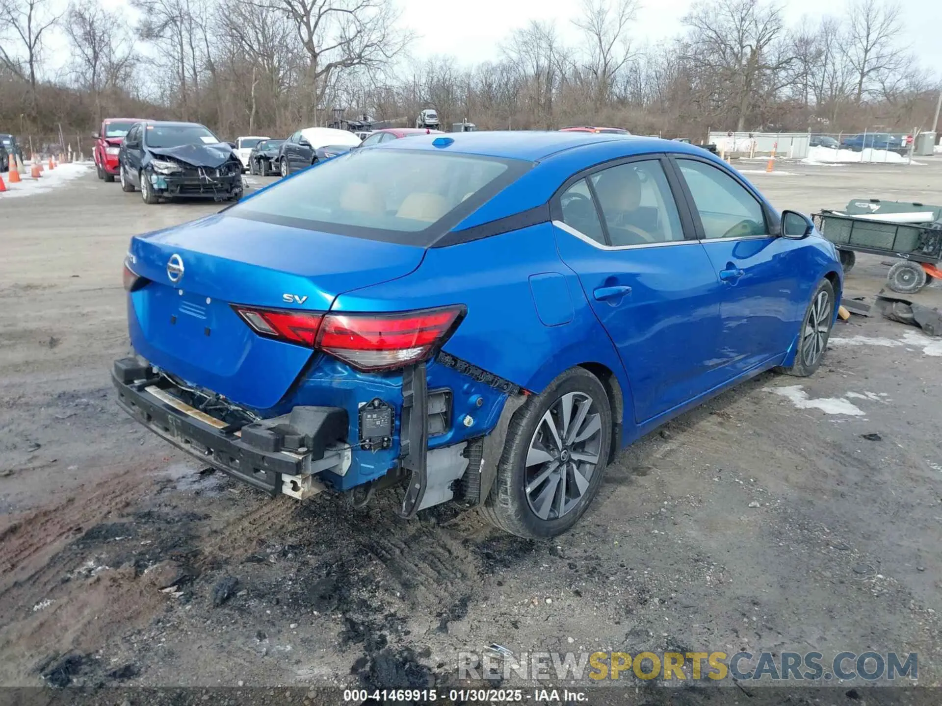 4 fotografías del automóvil dañado 3N1AB8CV9LY245283 NISSAN SENTRA 2020