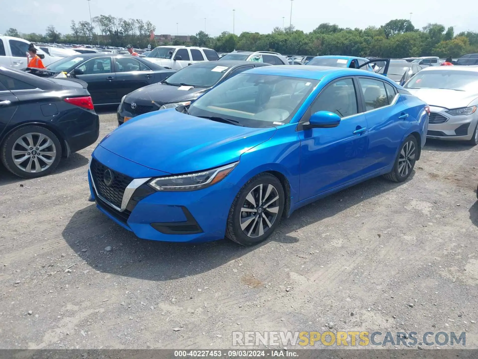 2 fotografías del automóvil dañado 3N1AB8CV9LY253335 NISSAN SENTRA 2020