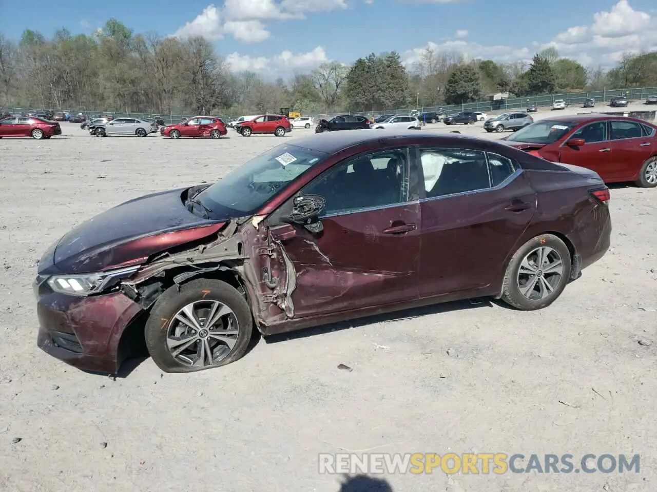 1 fotografías del automóvil dañado 3N1AB8CV9LY266280 NISSAN SENTRA 2020