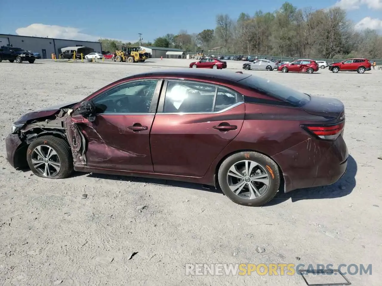 2 fotografías del automóvil dañado 3N1AB8CV9LY266280 NISSAN SENTRA 2020