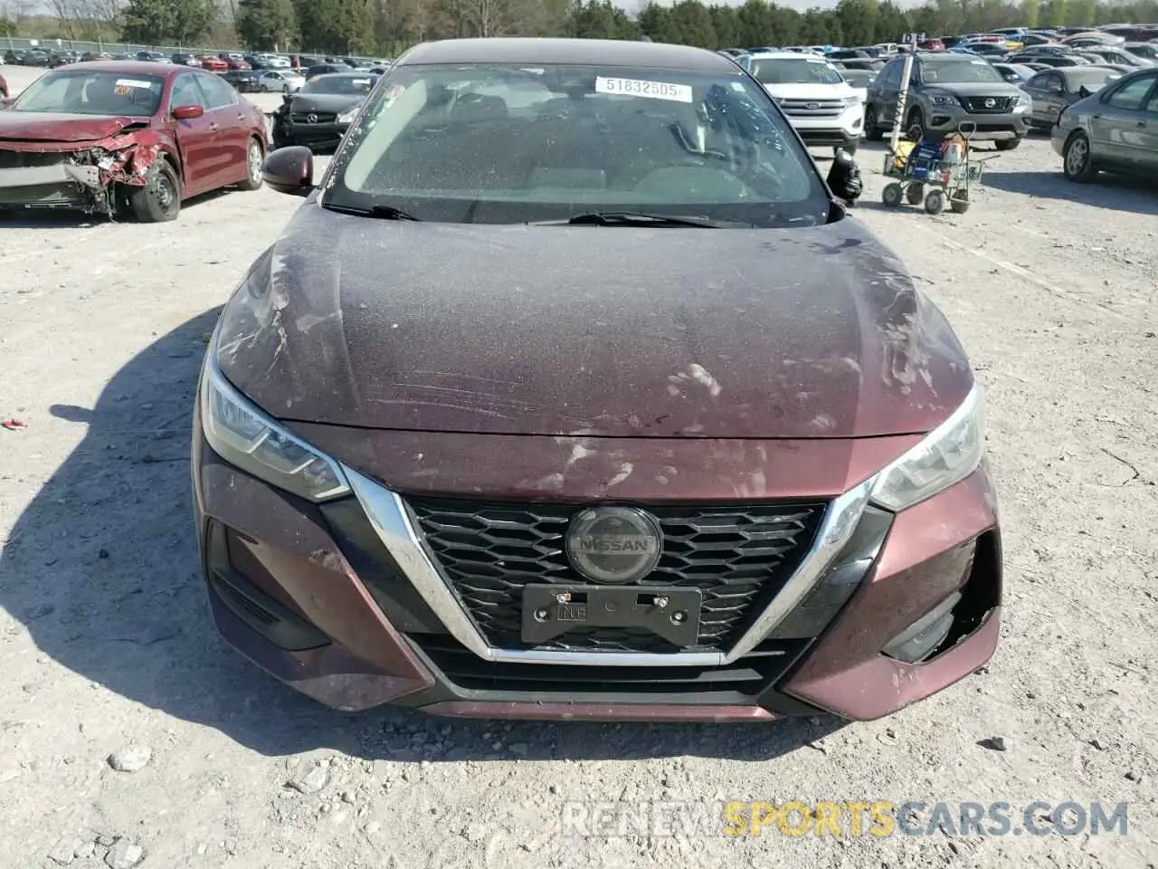 5 fotografías del automóvil dañado 3N1AB8CV9LY266280 NISSAN SENTRA 2020