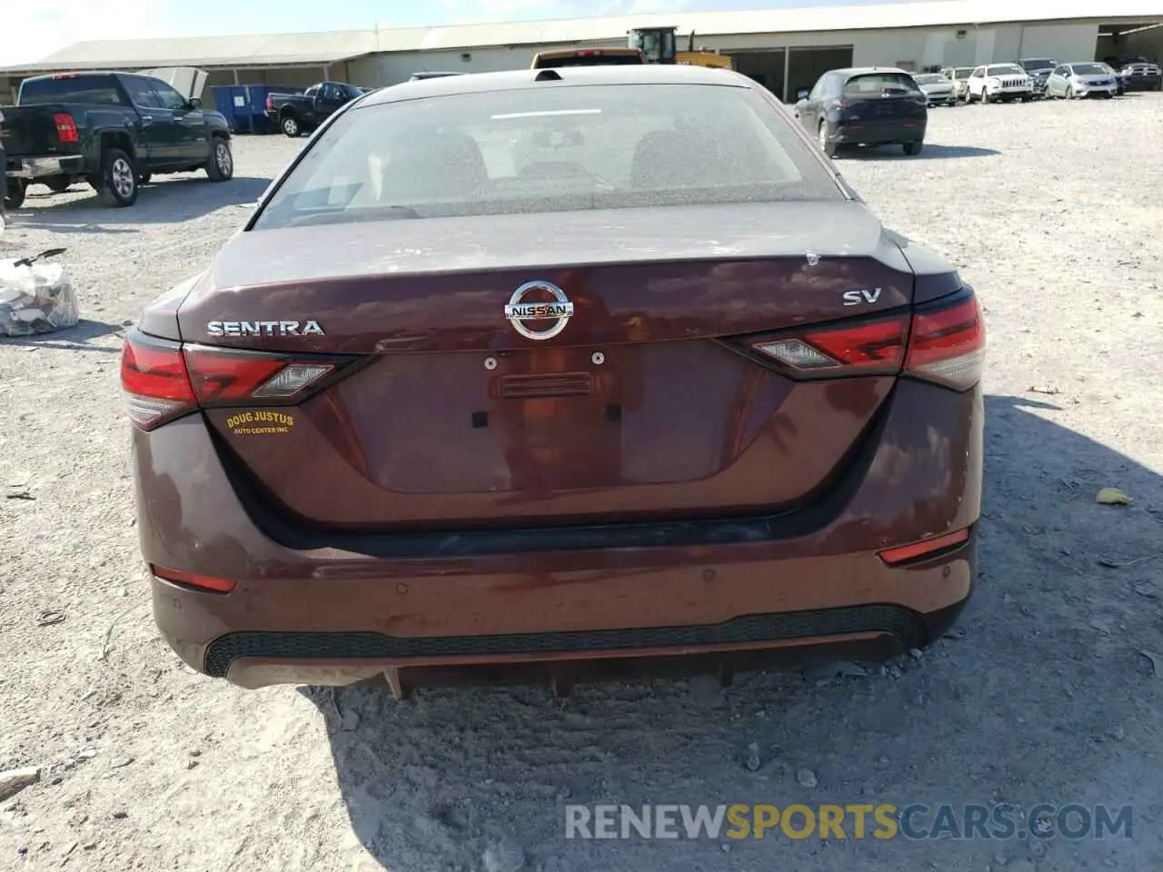 6 fotografías del automóvil dañado 3N1AB8CV9LY266280 NISSAN SENTRA 2020