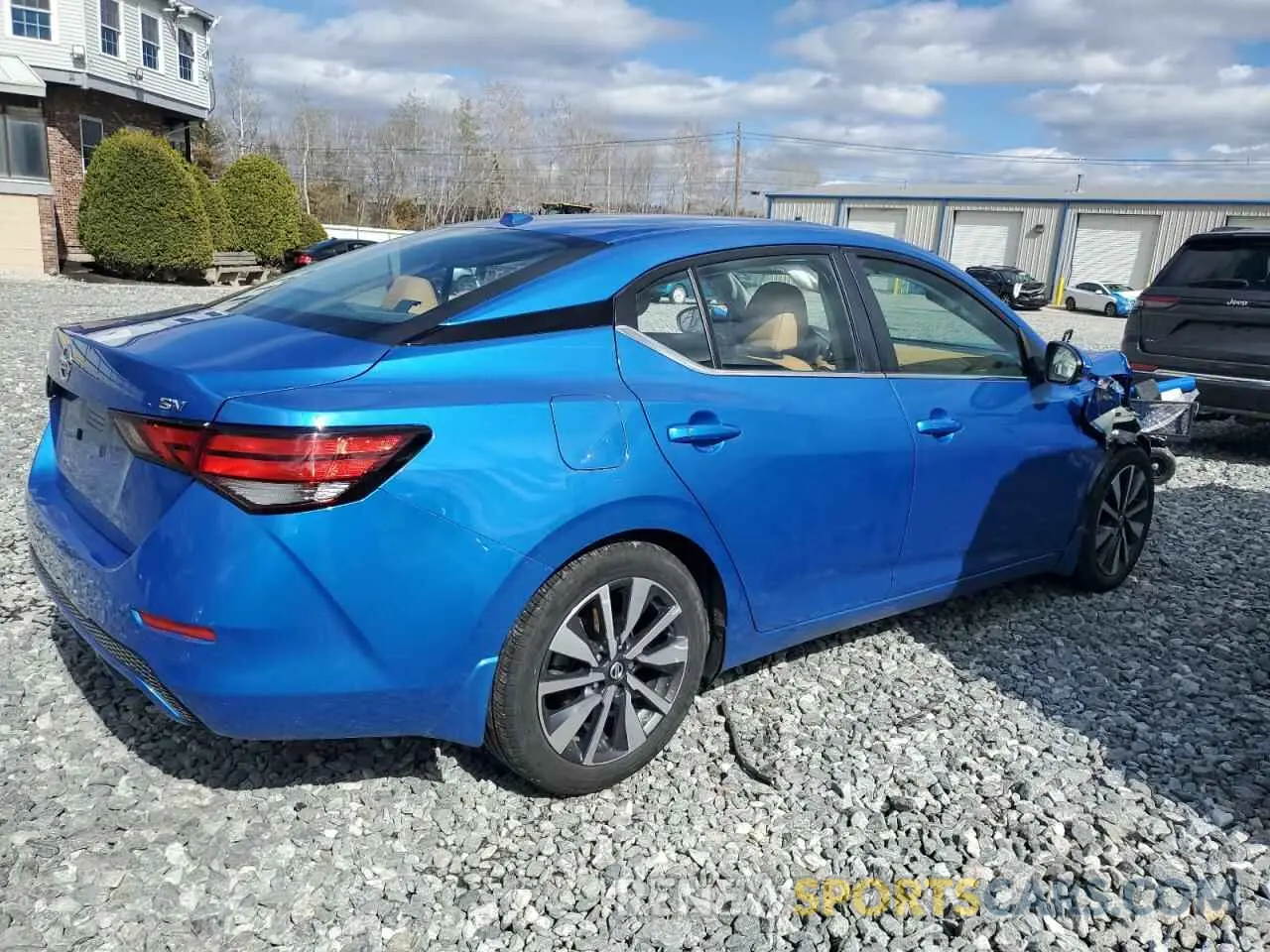 3 fotografías del automóvil dañado 3N1AB8CV9LY302811 NISSAN SENTRA 2020