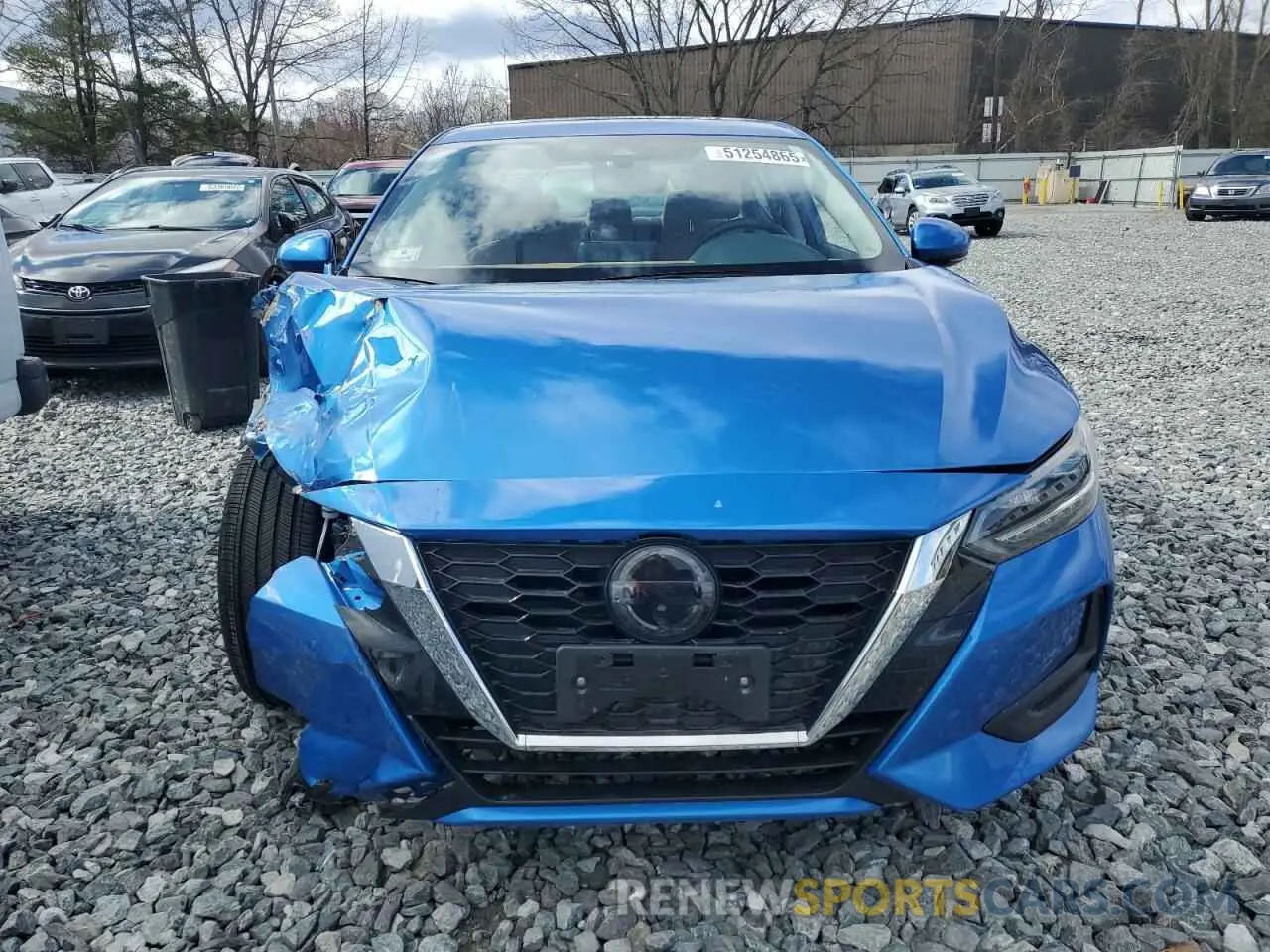 5 fotografías del automóvil dañado 3N1AB8CV9LY302811 NISSAN SENTRA 2020