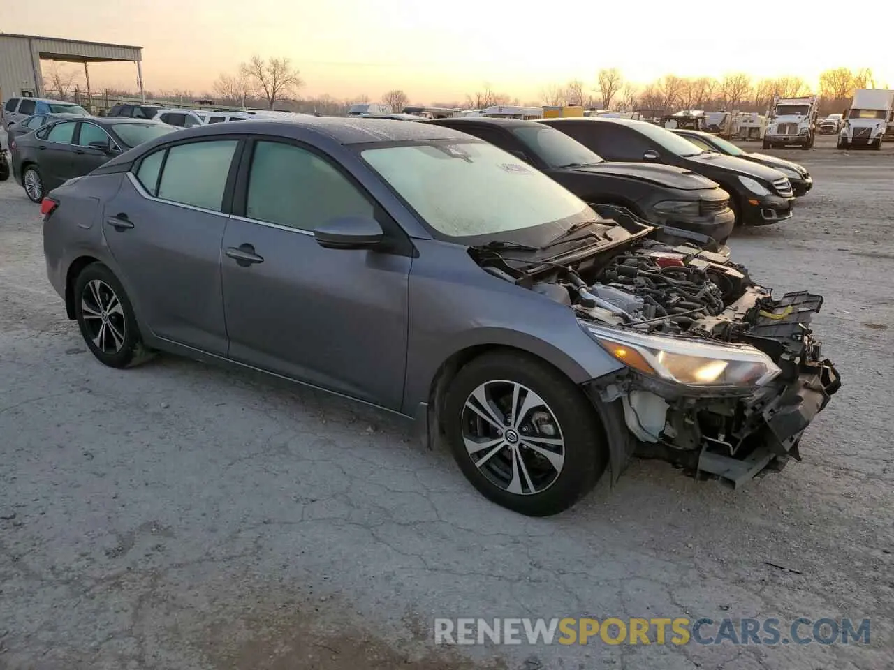 4 fotografías del automóvil dañado 3N1AB8CV9LY303036 NISSAN SENTRA 2020