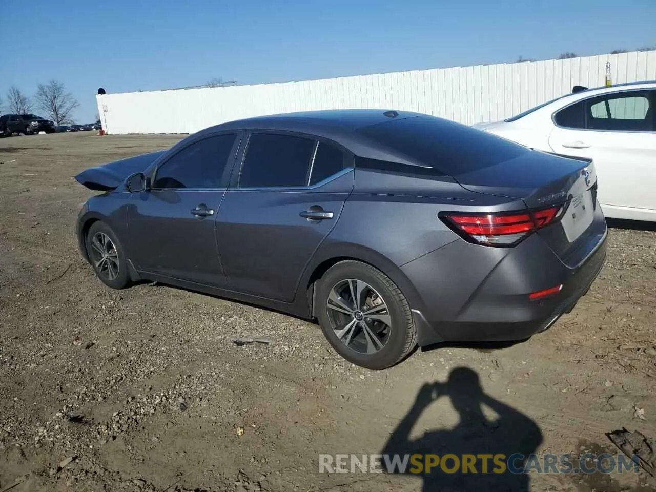 2 fotografías del automóvil dañado 3N1AB8CV9LY303537 NISSAN SENTRA 2020