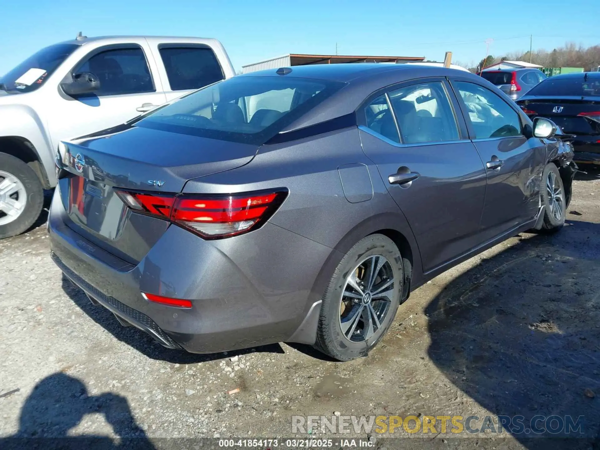 4 fotografías del automóvil dañado 3N1AB8CV9LY304638 NISSAN SENTRA 2020